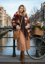 Carregar imagem no visualizador da galeria, Sobretudo em fazenda oversize PUMPKIN
