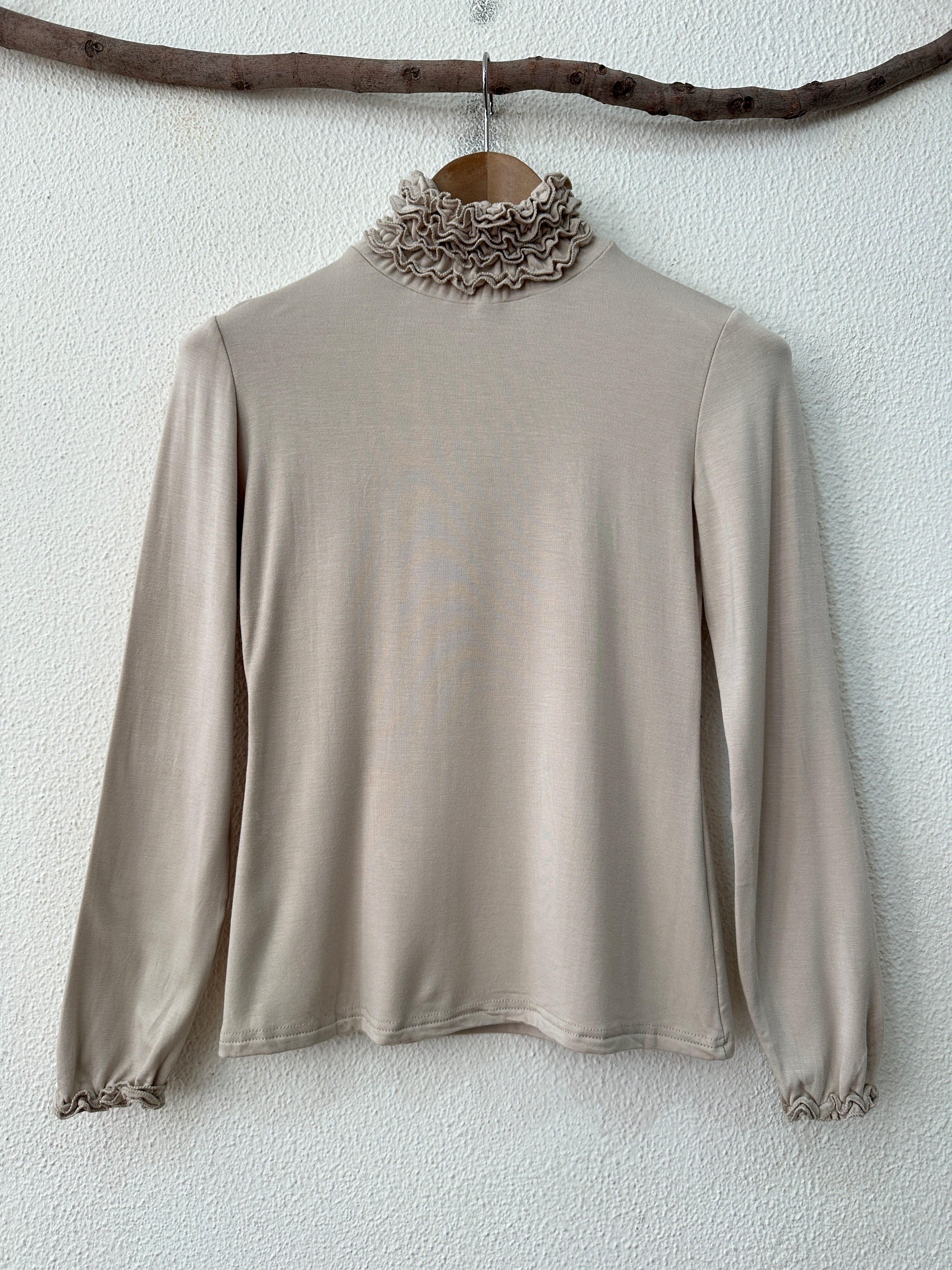 Camisola efeito segunda pele c/ gola TOUCH