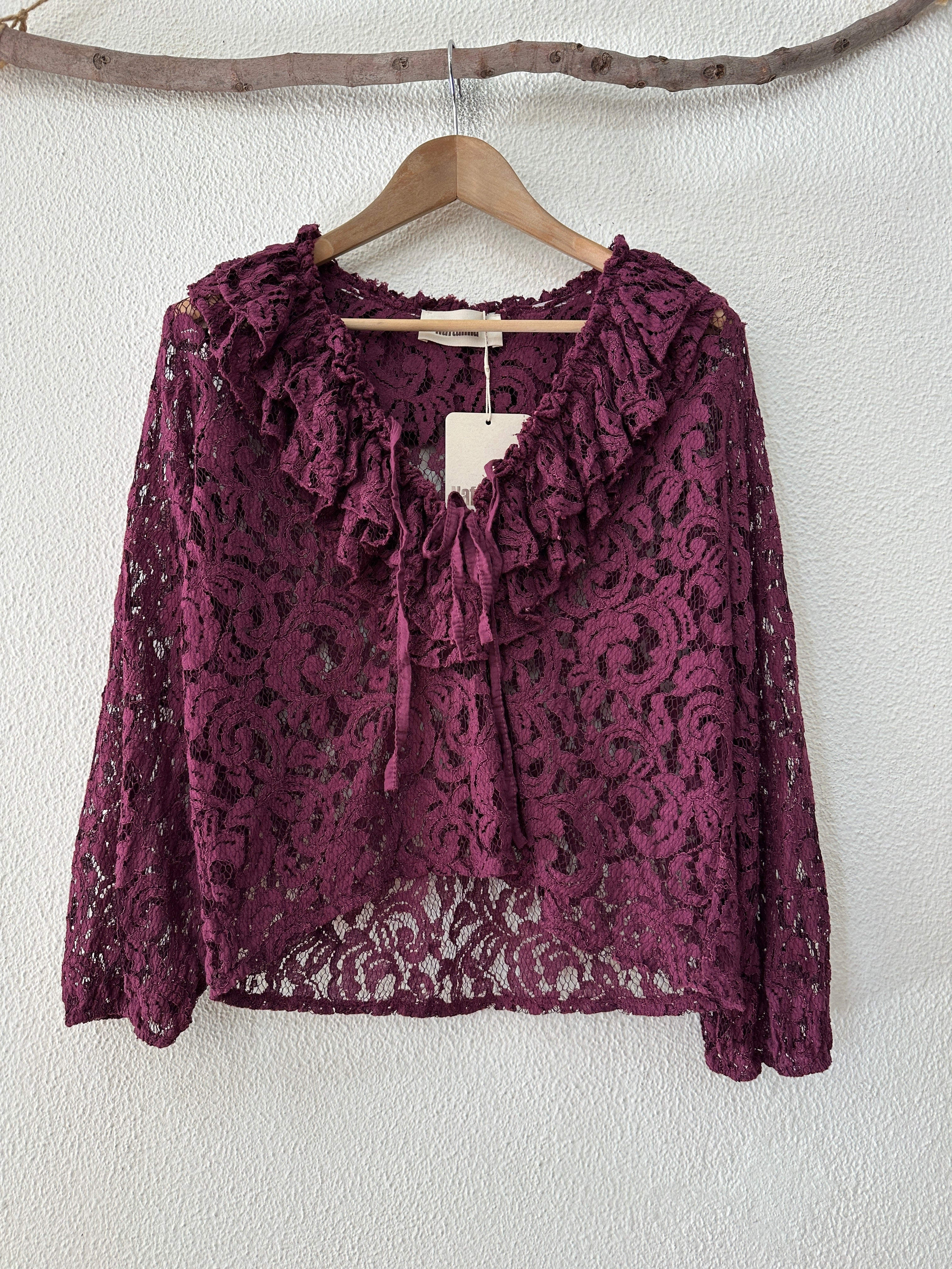 Túnica de renda c/ folhos ARIZONA