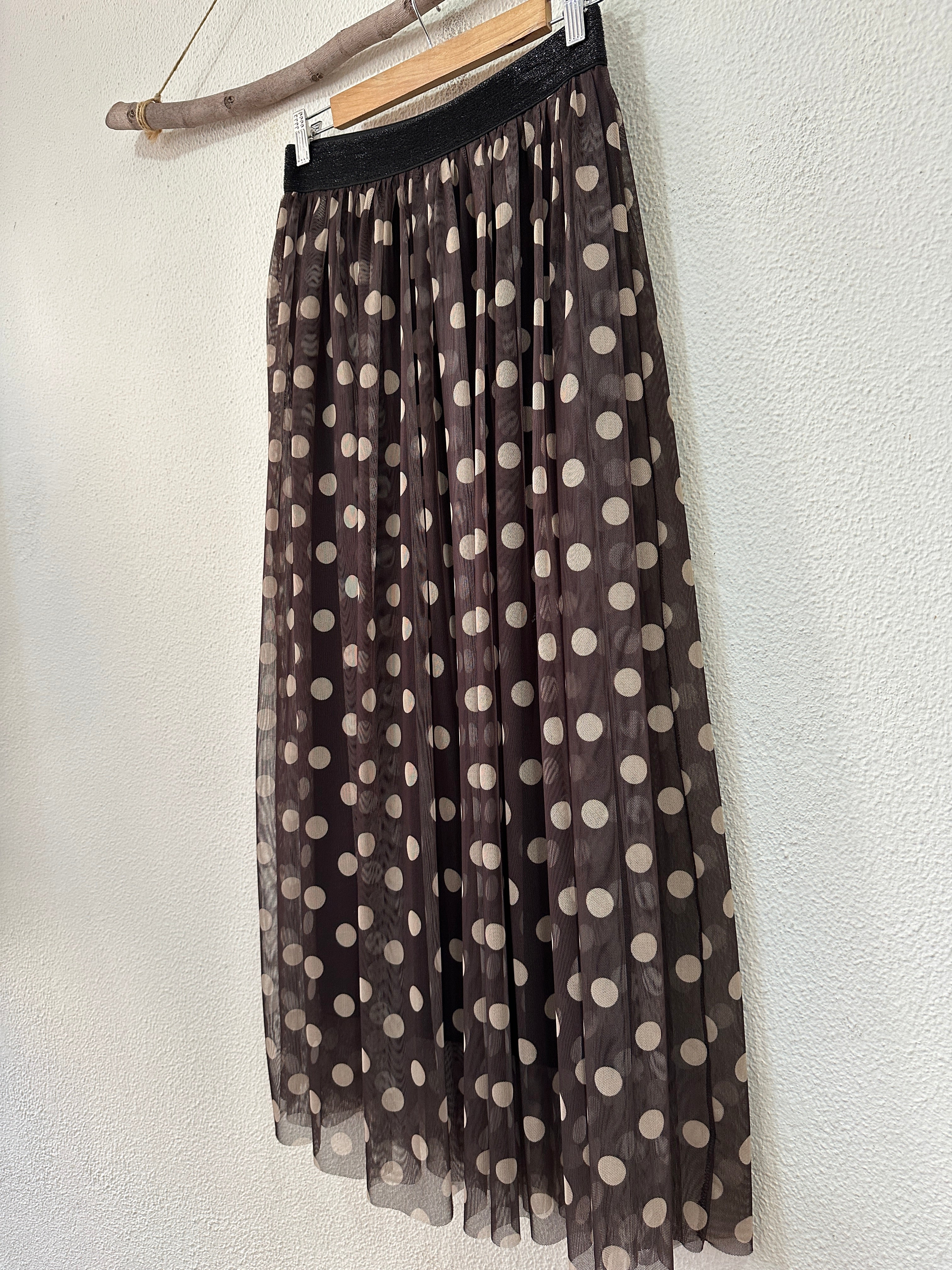 Saia em tule maleável c/ forro DOTTIE