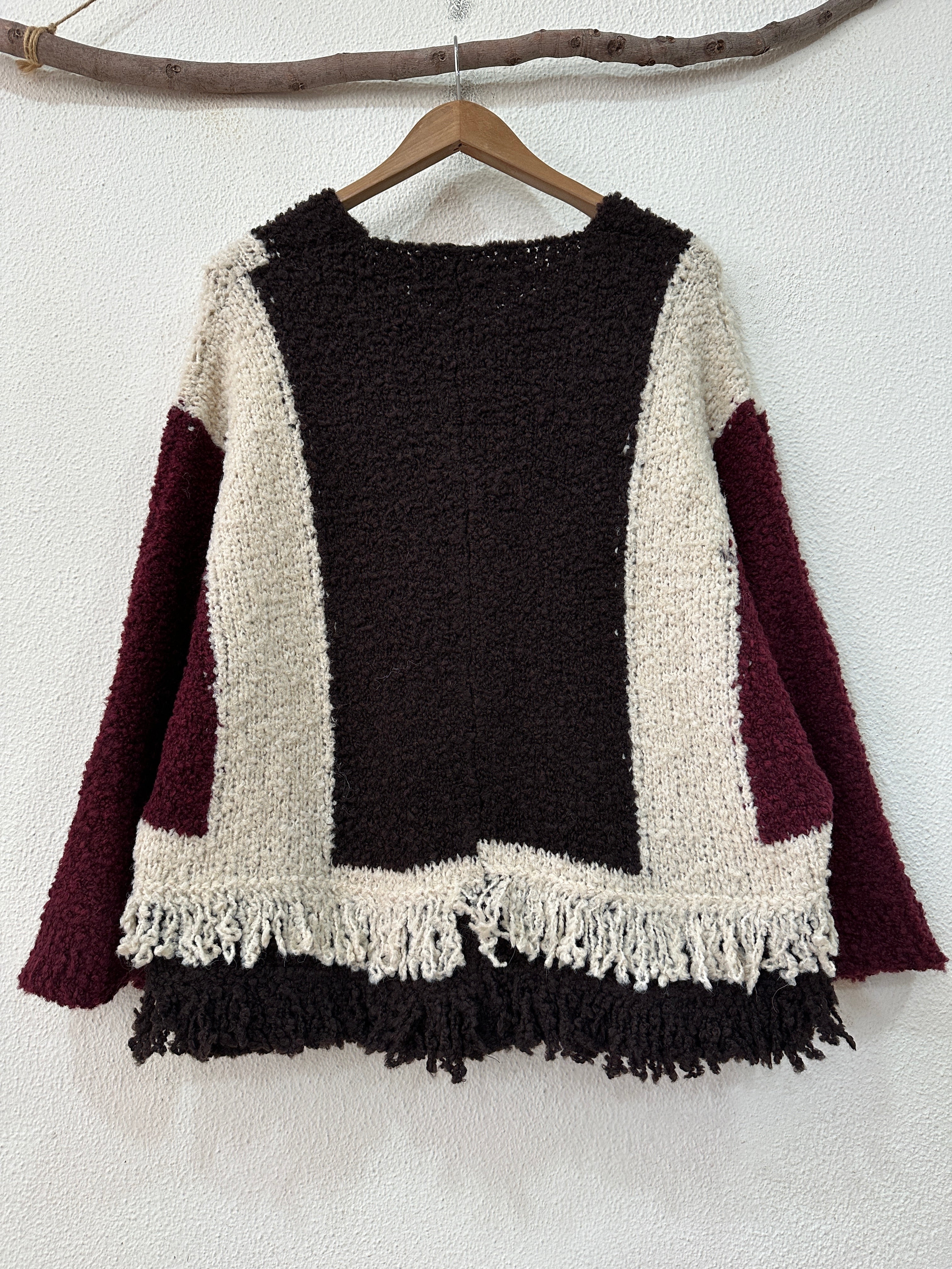 Camisola em malha c/franjas ORSAY