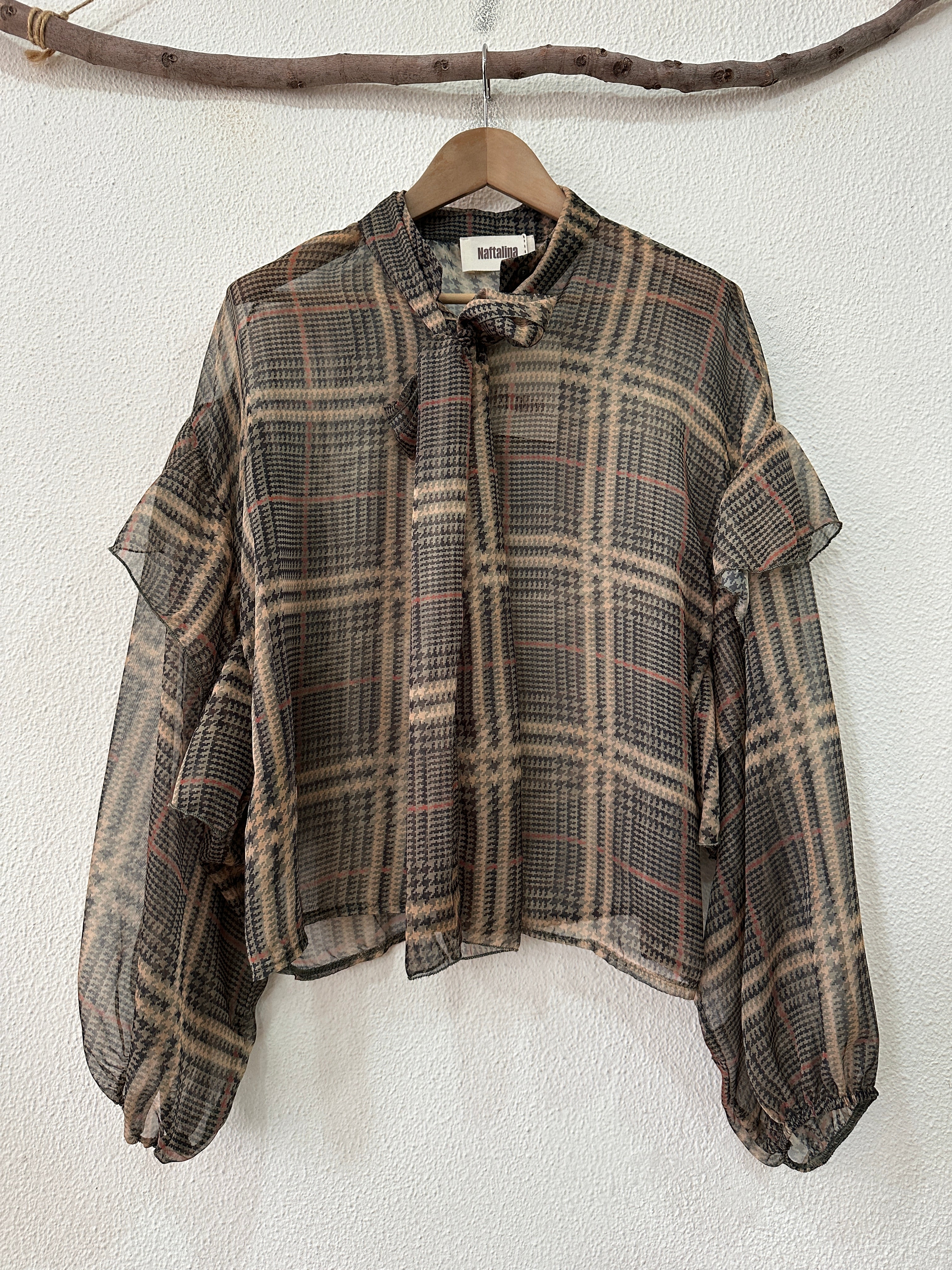 Túnica em chiffon c/laçada MUSK