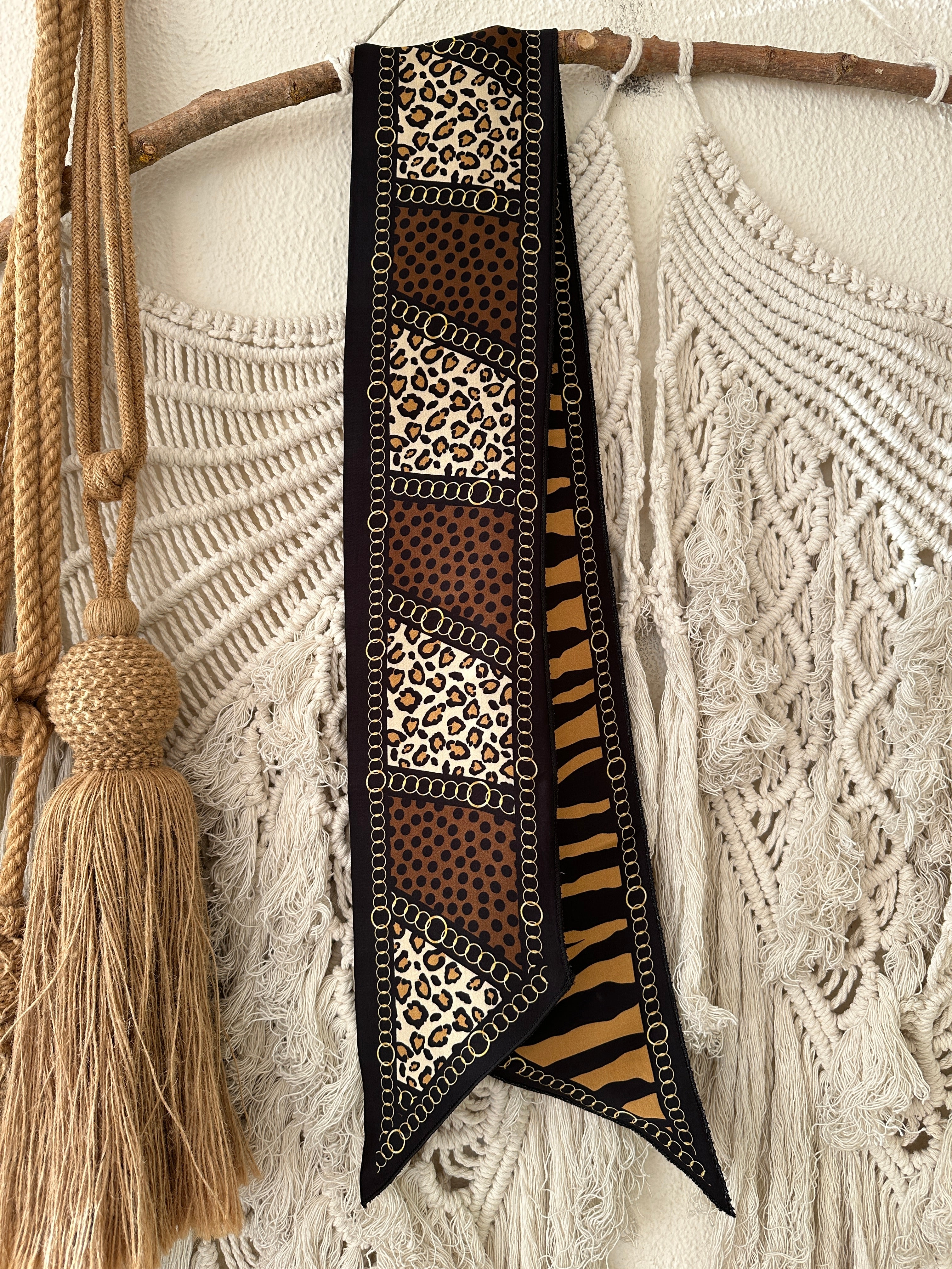 Cinto/faixa acetinado FEARLESS