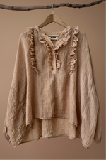 Carica l'immagine nel visualizzatore della galleria,Túnica oversize c/ folhos ALANA
