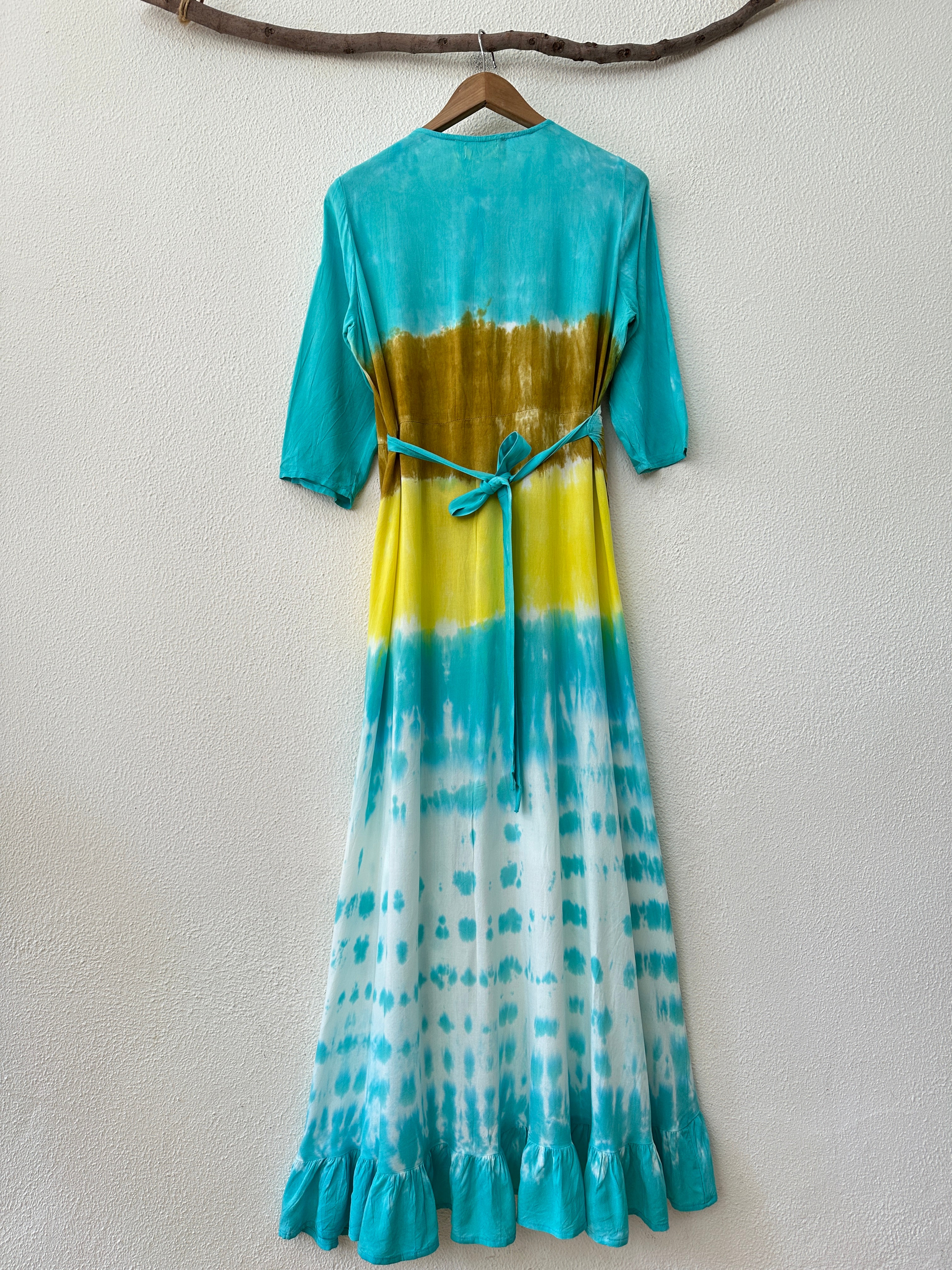 Vestido de traçar em tie-dye TALULLA