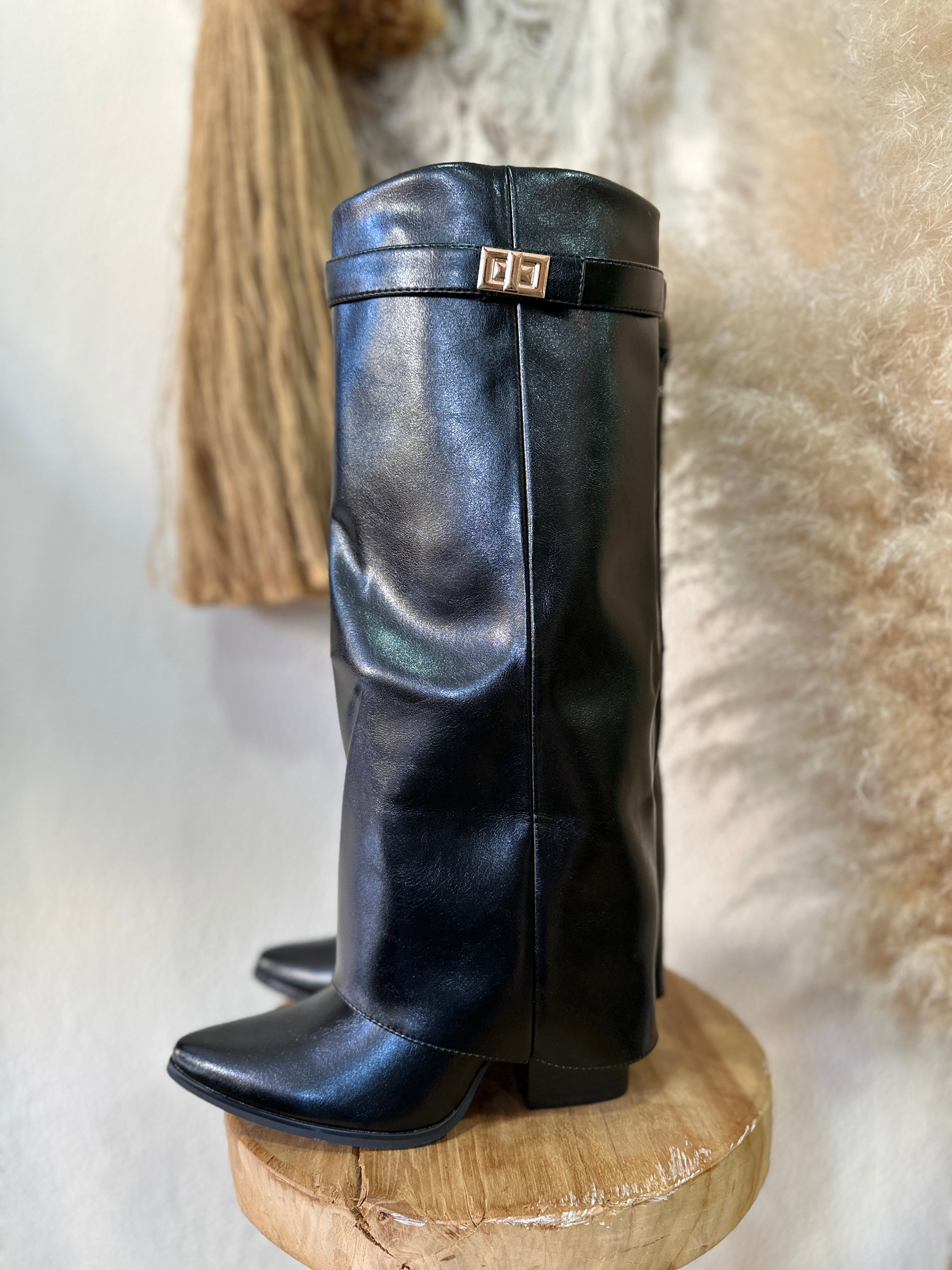 Botas c/polaina em ecopele NASHVILLE