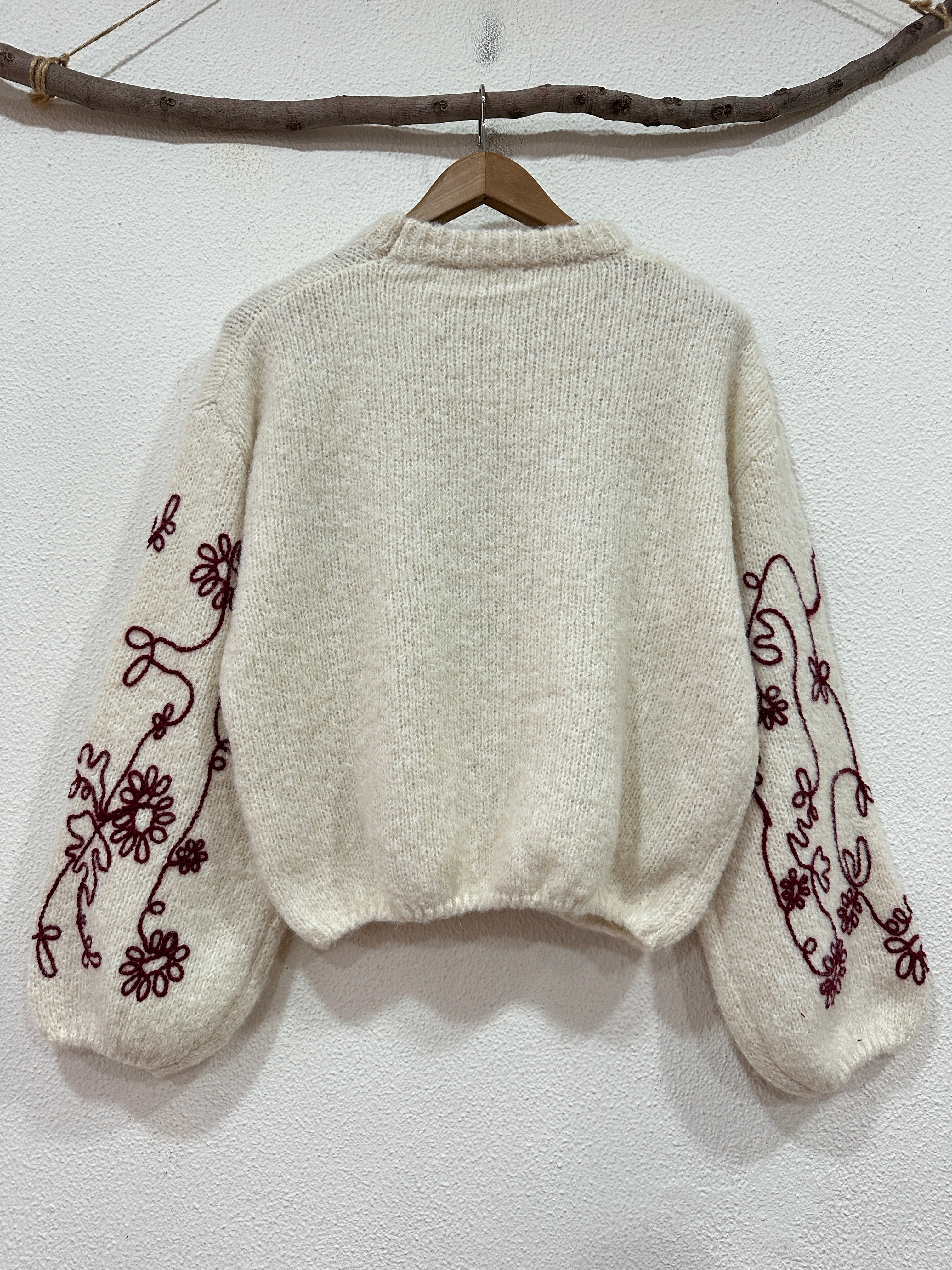 Camisola de malha bordada ANASTACIA