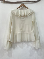 Load image in the gallery viewer,Túnica assimétrica c/folhos DEODORA
