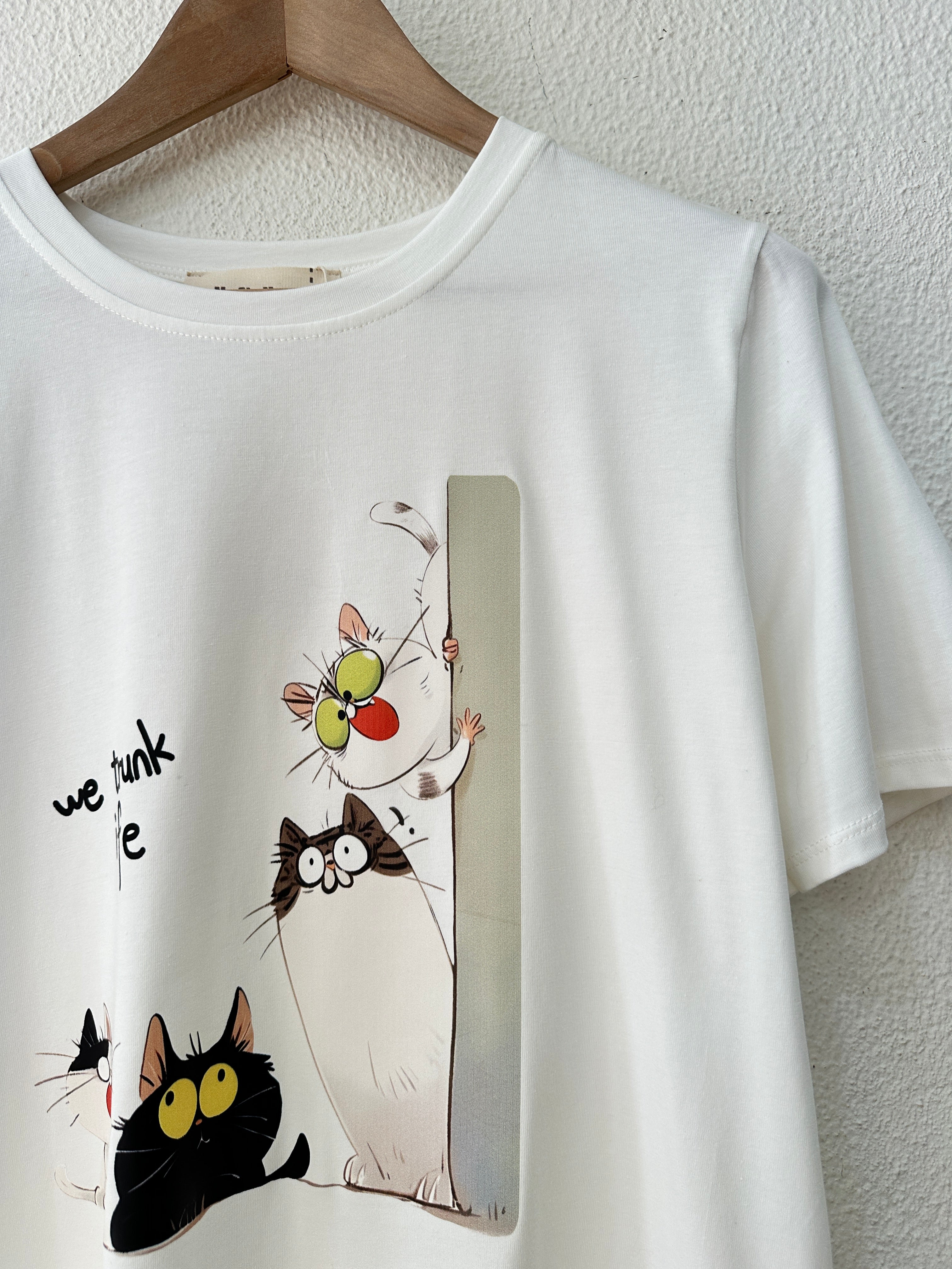 T-shirt comfort fit CATS