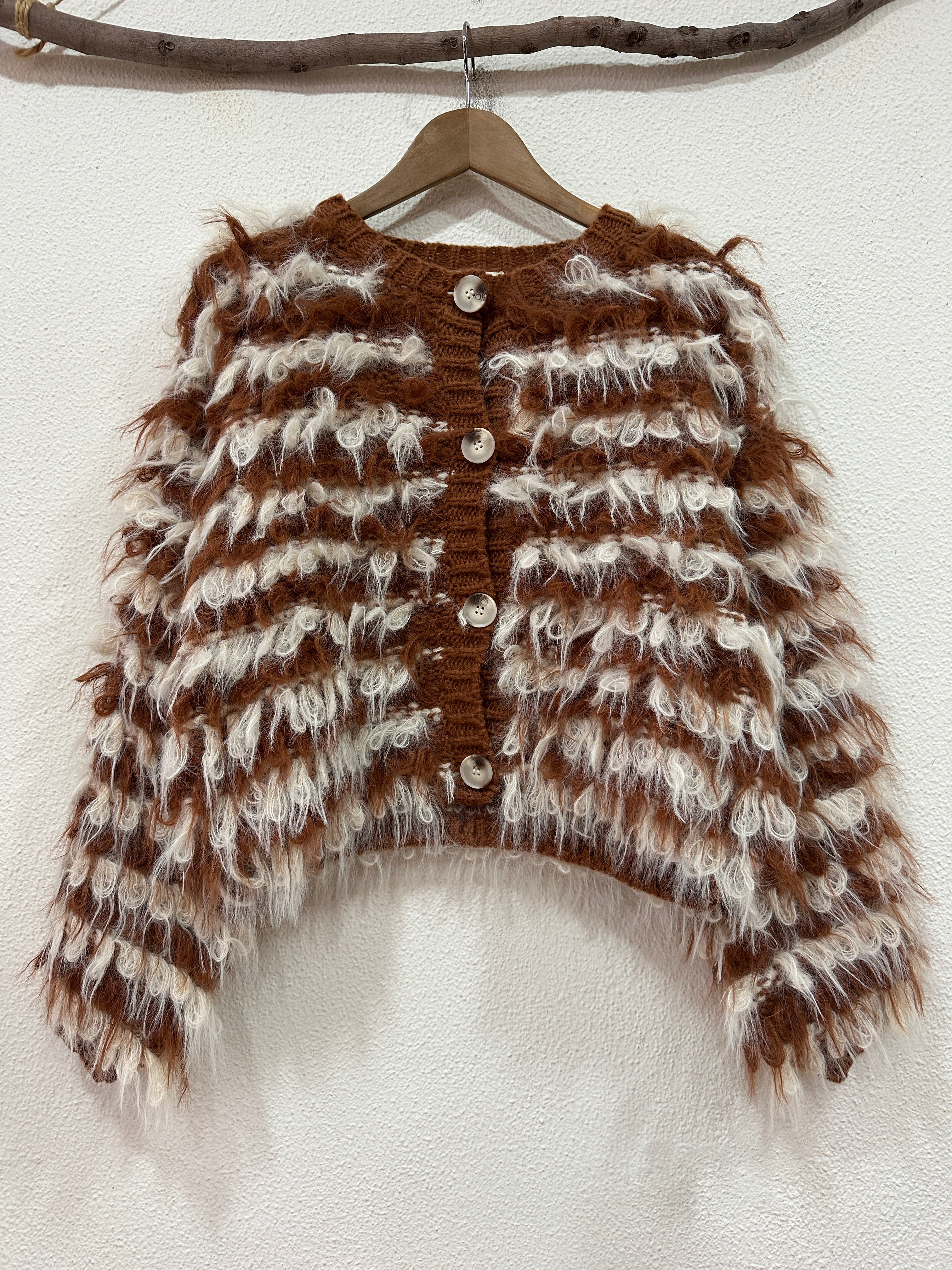 Casaco de malha c/laçadas COSMOS