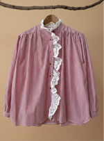 Carica l'immagine nel visualizzatore della galleria,Camisa oversise c/ folho bordado VICTORIAN
