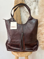 Carregar imagem no visualizador da galeria, Mala de ombro em pele WAKHA
