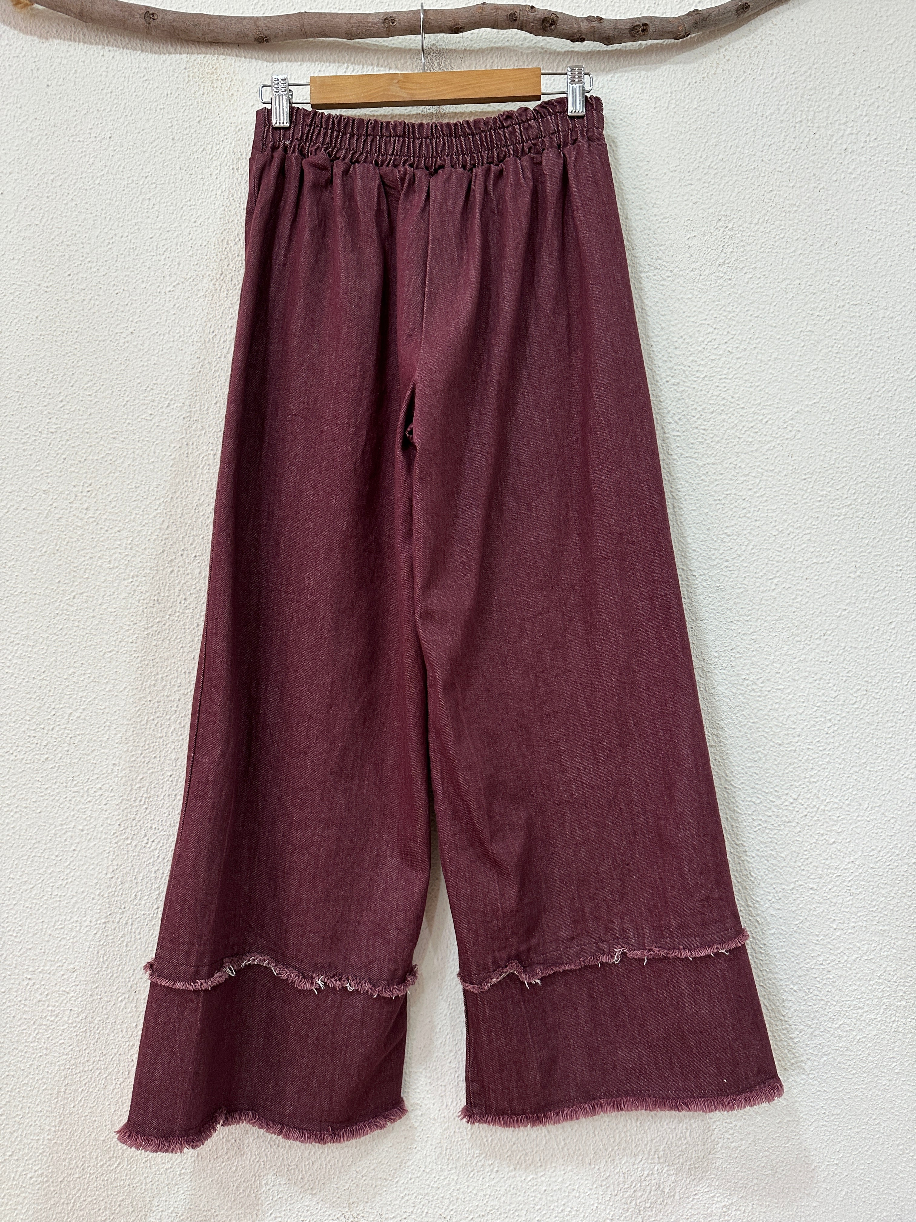 Pantalonas em ganga c/costura ARZILA