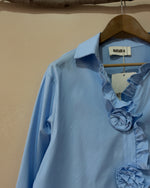 Carica l'immagine nel visualizzatore della galleria,Camisa de algodão c/ folho CLAIRE
