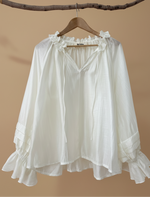 Cargue la imagen en el visor de la galería,Túnica fluida em chiffon CLAUDE
