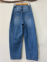 Carregar imagem no visualizador da galeria, Calças denim baggy ISABELLE
