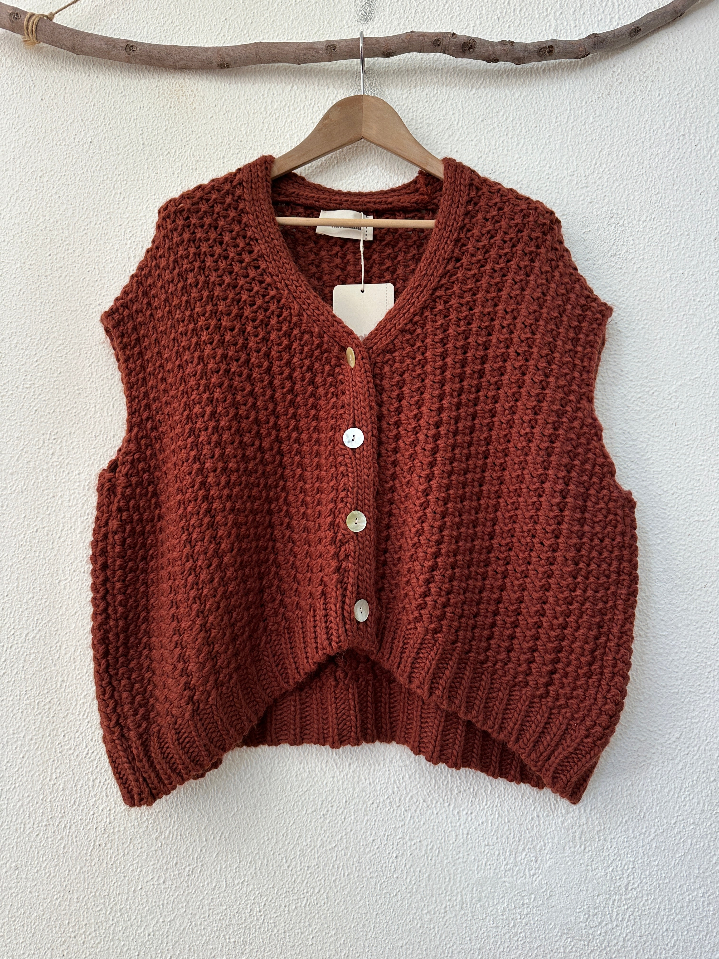 Colete oversize c/botões CLAUDE