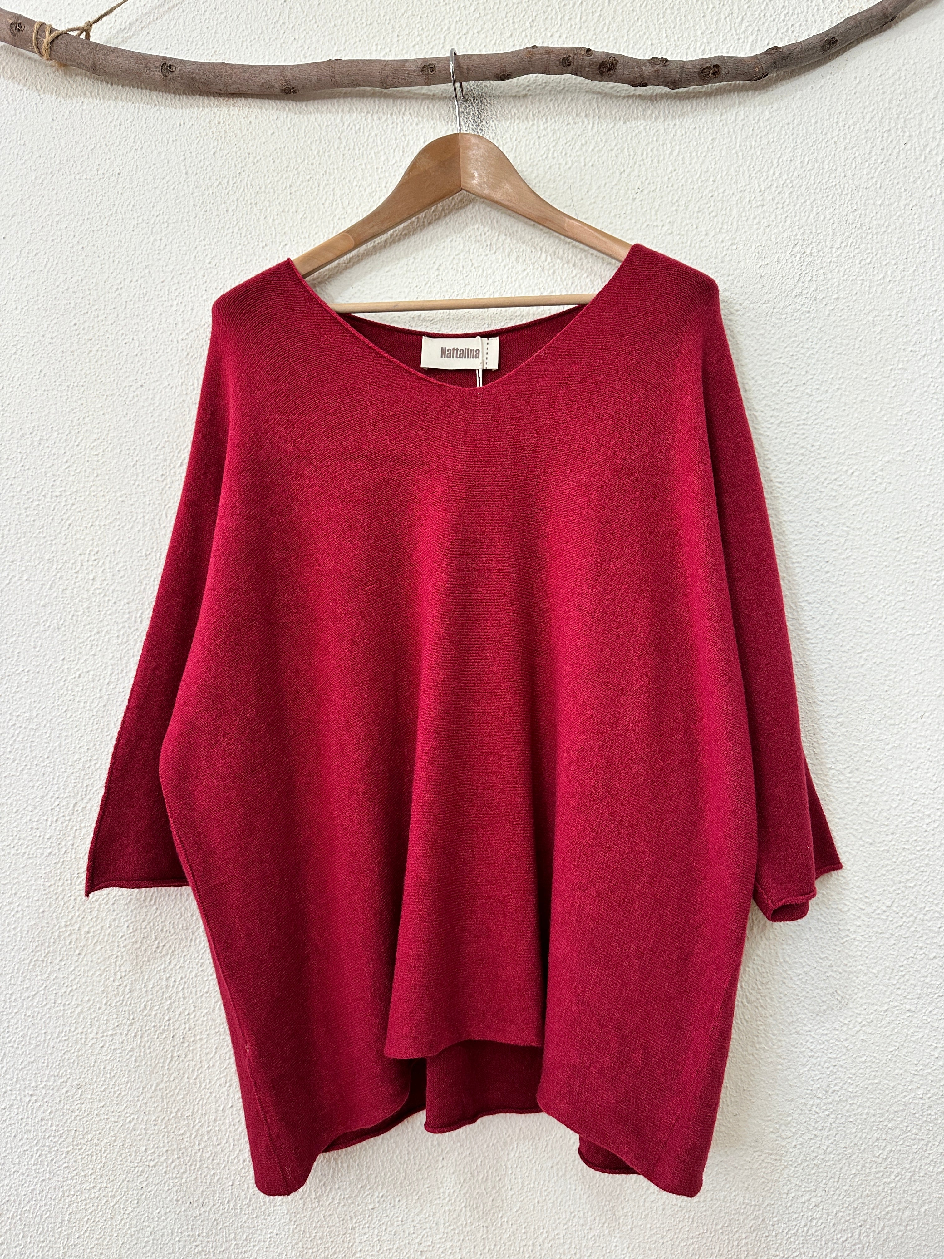 Camisola de malha fina oversize PENELOPE