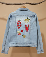 Carregar imagem no visualizador da galeria, Blusão denim bordado SORRENTO
