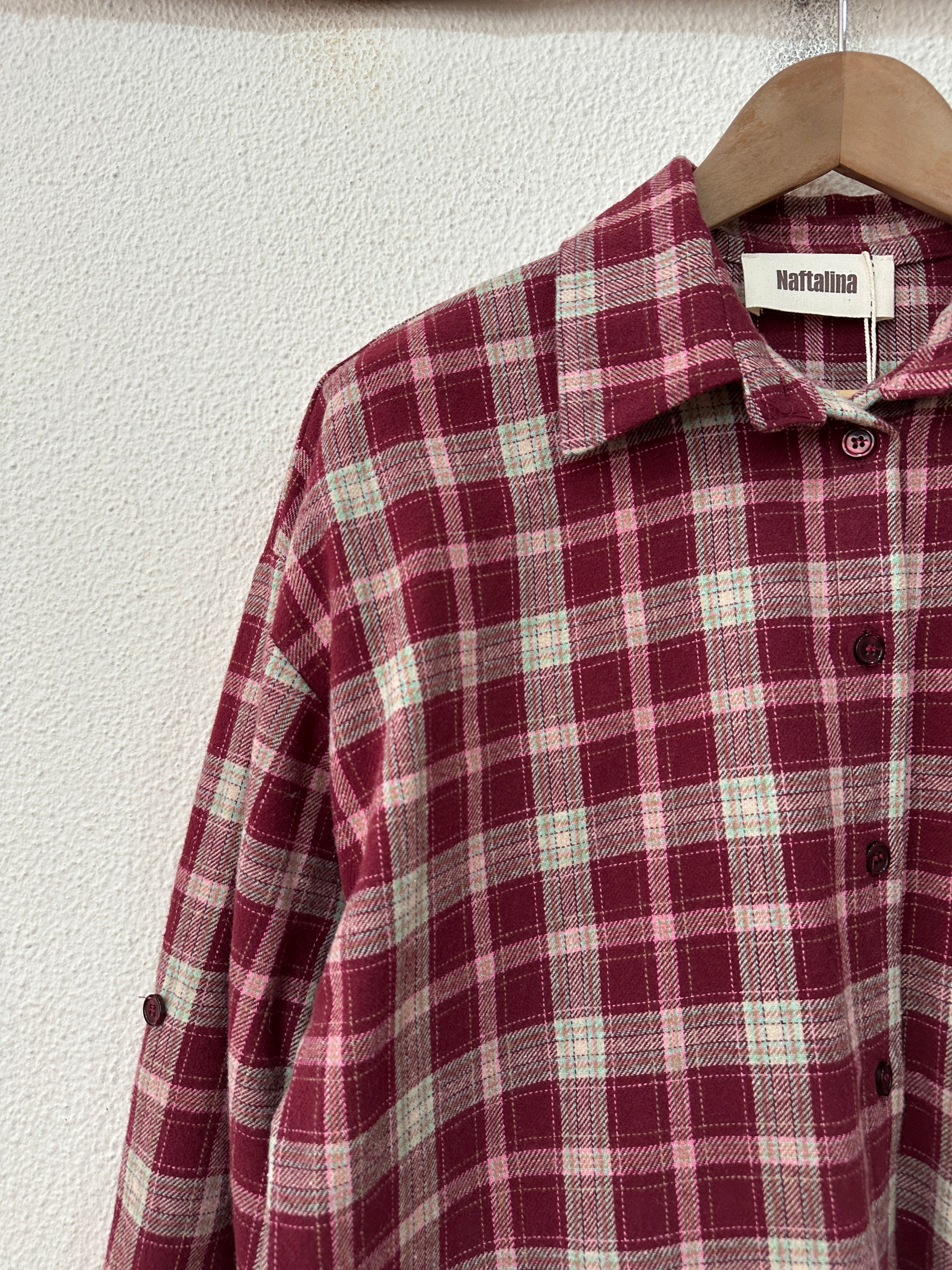 Camisa em fazenda tartan ADVENT