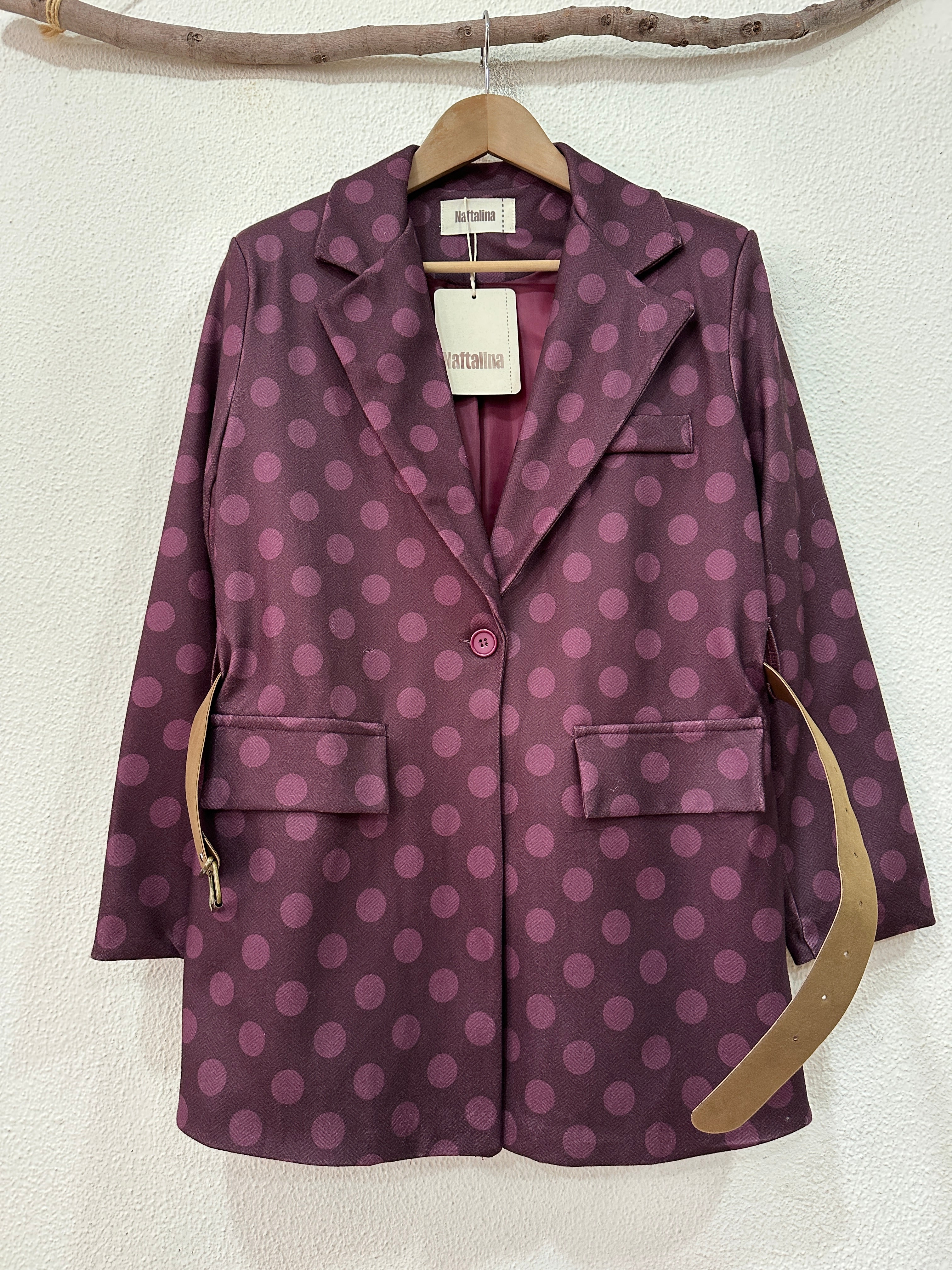 Blazer forrado c/cinto DAPPLE