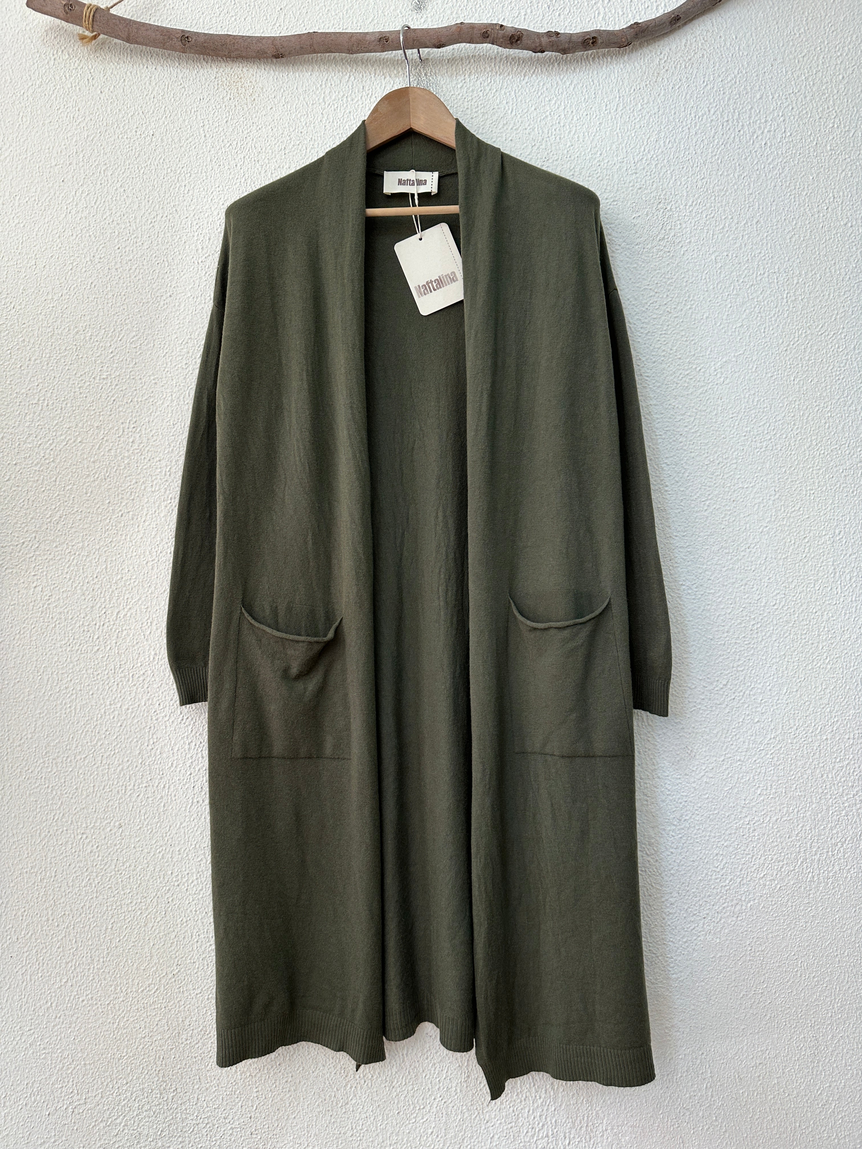 Cardigan de malha c/ bolsos AUTUMN