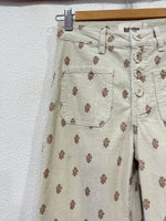 Load image in the gallery viewer,Calças em bombazina bordadas LEGEND
