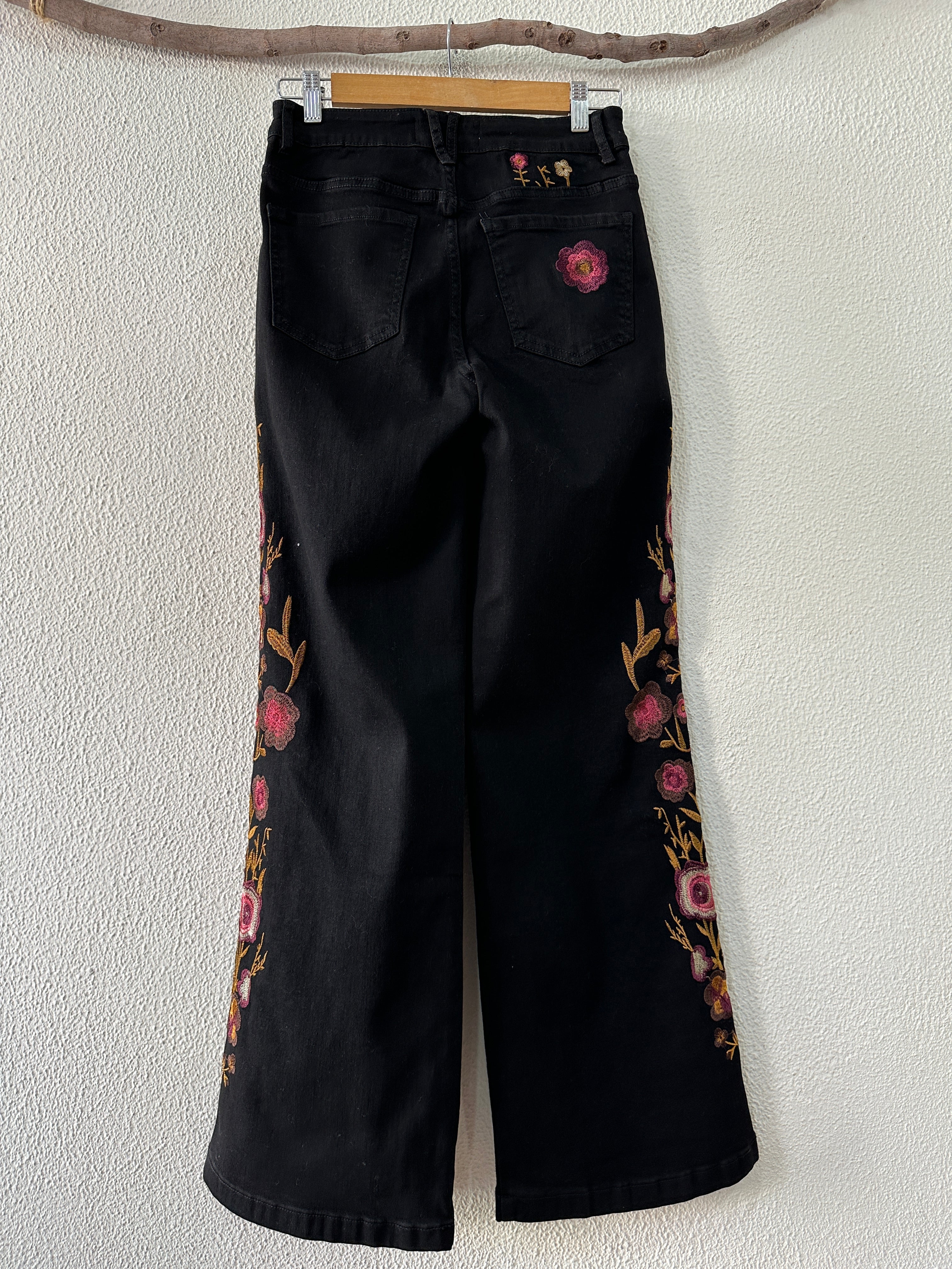 Calças de sarja bordadas FLORIANÓPOLIS