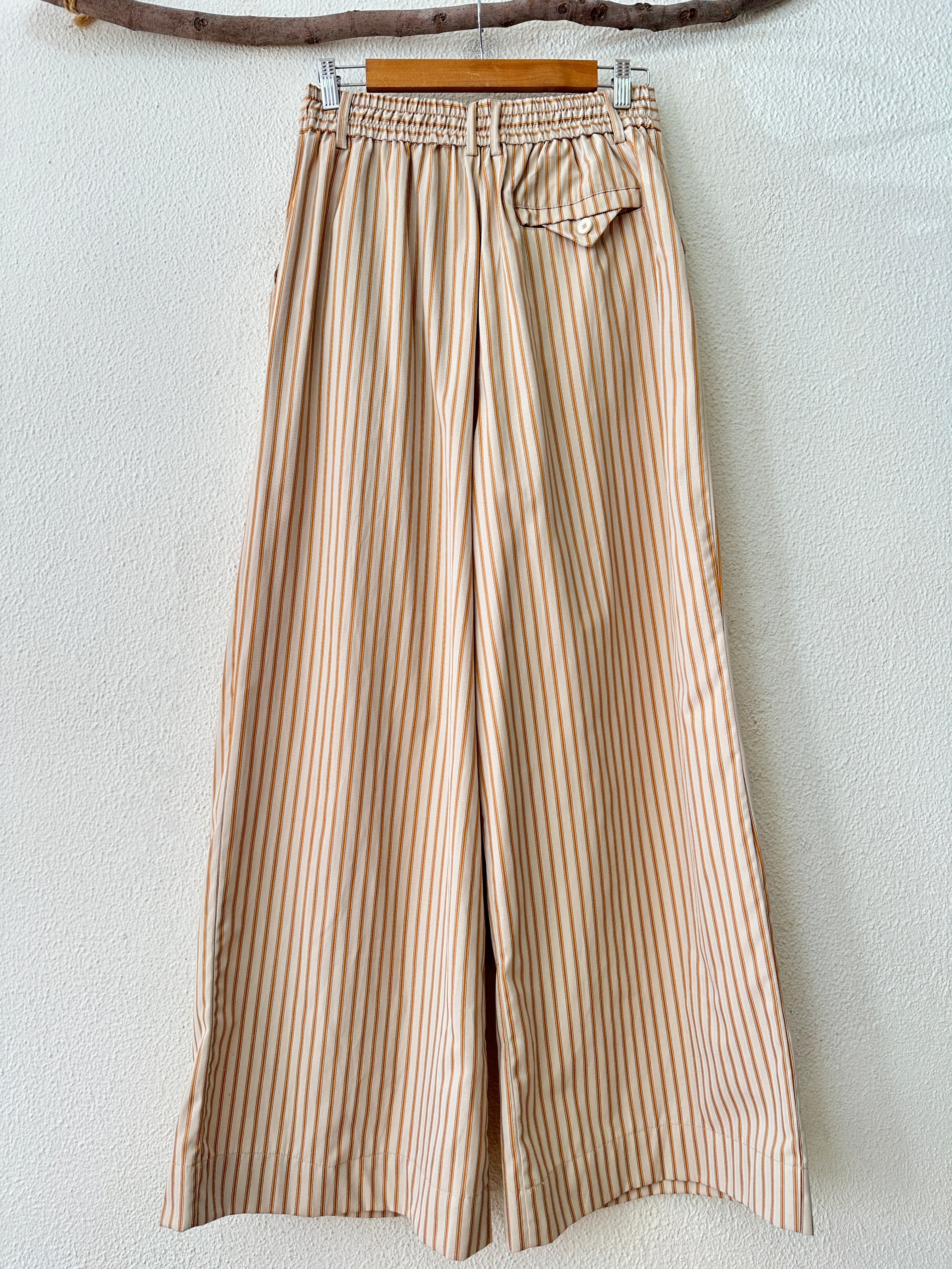 Pantalonas wide-leg c/bolsos BREA