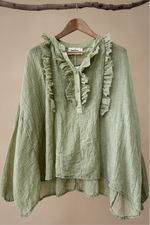 Carica l'immagine nel visualizzatore della galleria,Túnica oversize c/ folhos ALANA
