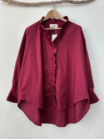 Load image in the gallery viewer,Camisa oversize c/ folho MARISE
