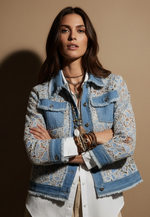 Load image in the gallery viewer,Blusão denim rendado ASHLEY
