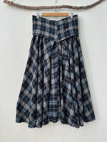 Carregar imagem no visualizador da galeria, Saia de fazenda c/cinto em mangas de camisa CÓRDOBA
