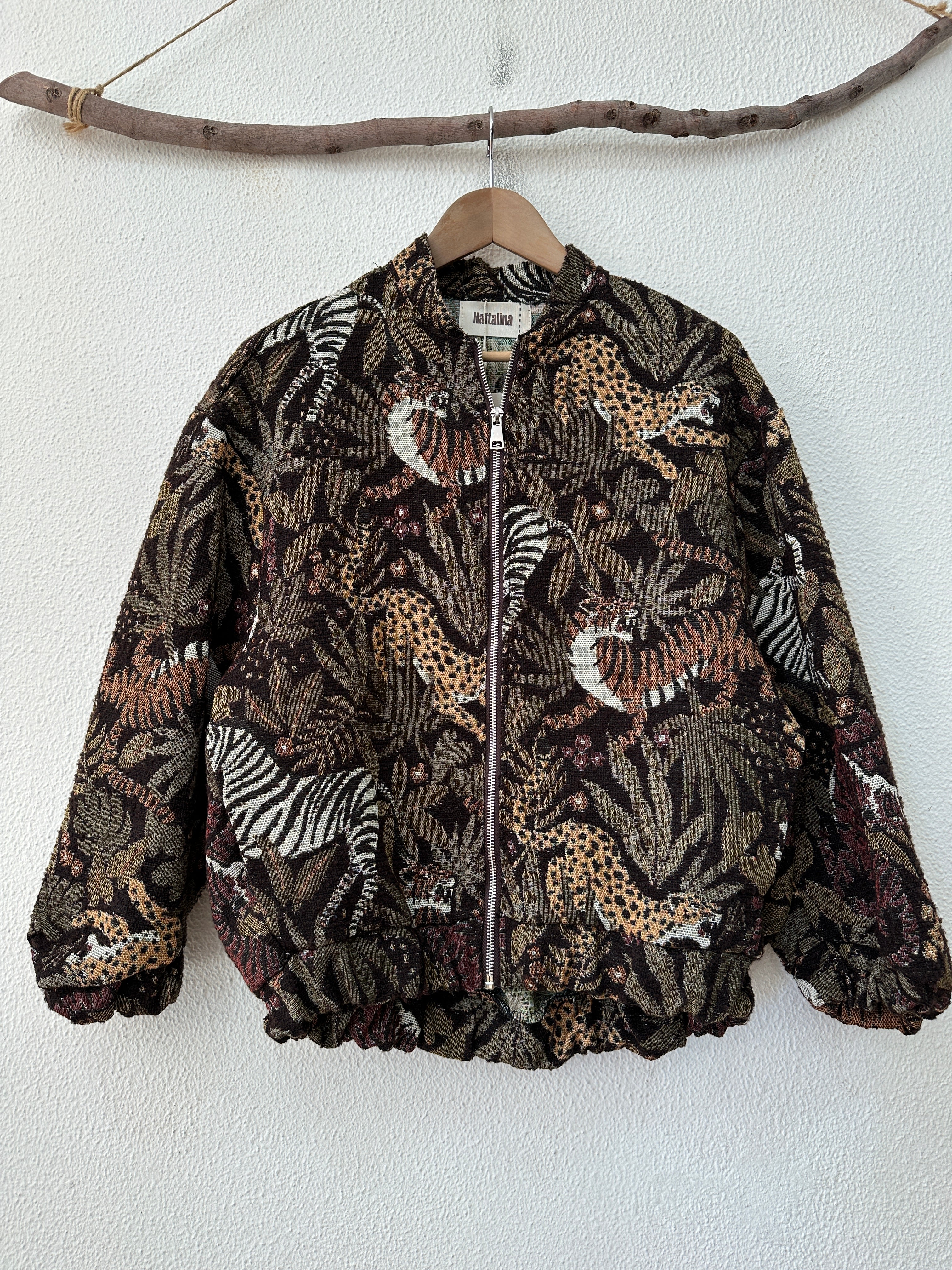 Bomber em fazenda c/bolsos ITURI