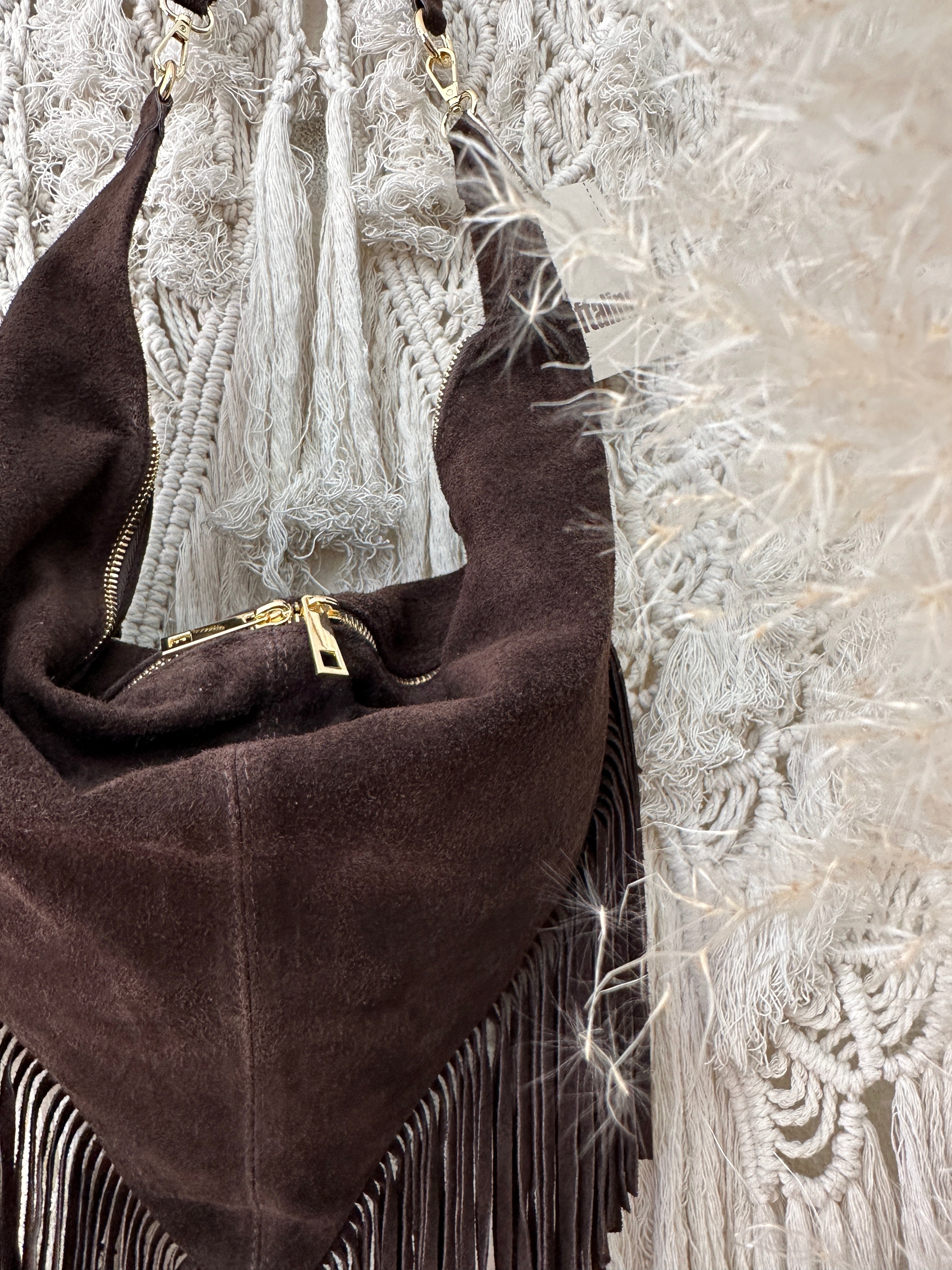 Mala em pele triangular GIPSY