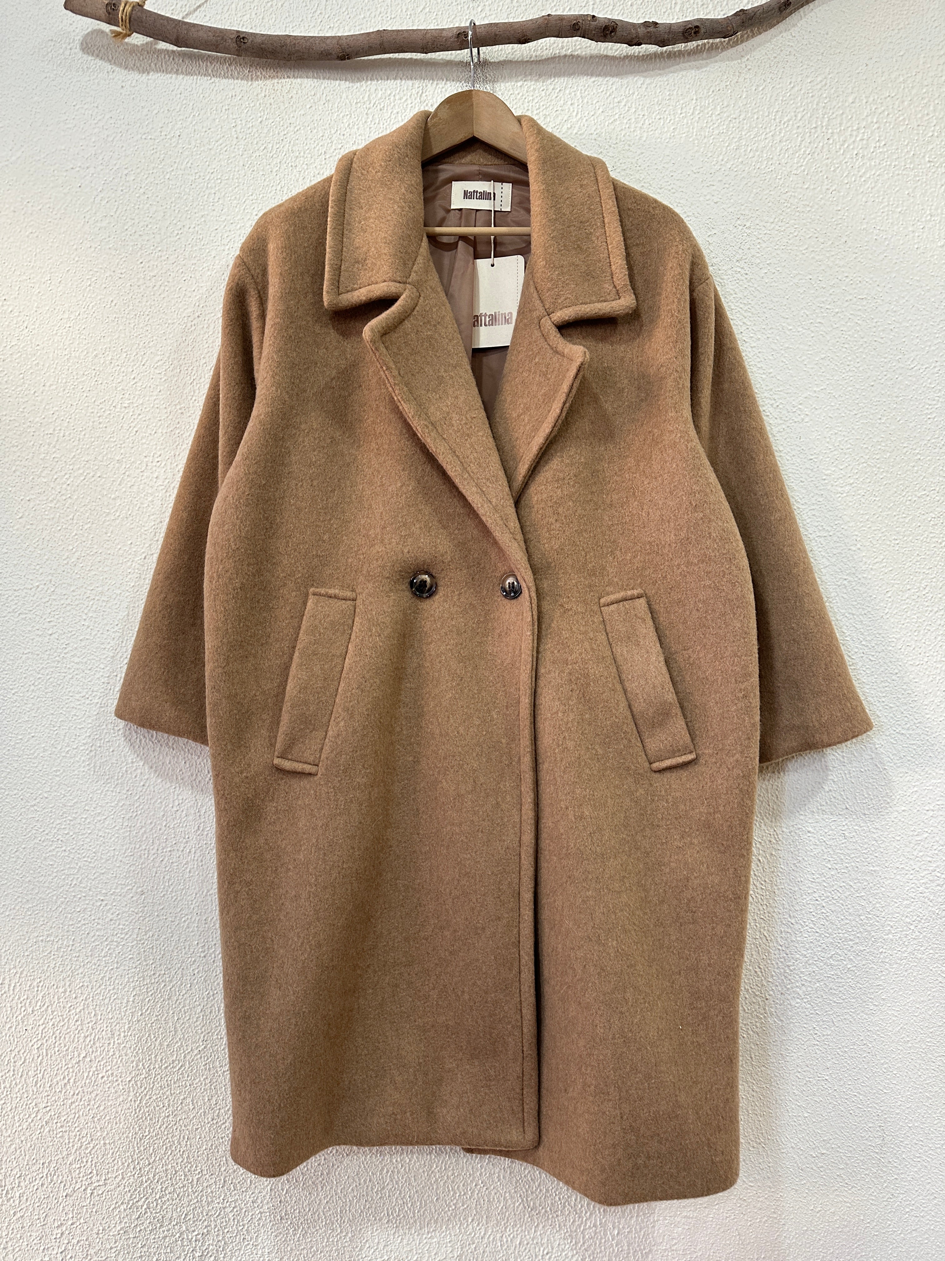 Sobretudo em fazenda c/ bolsos EDINBURGH