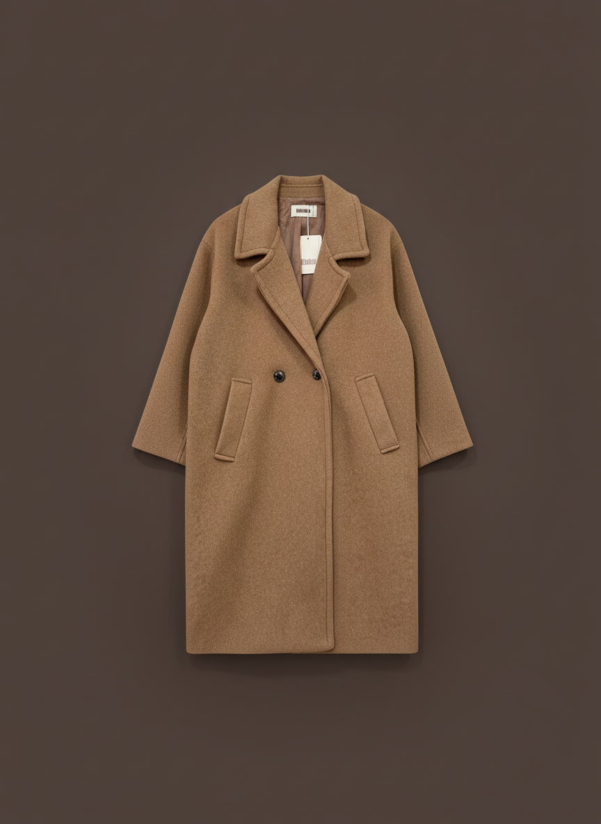 Sobretudo em fazenda c/ bolsos EDINBURGH