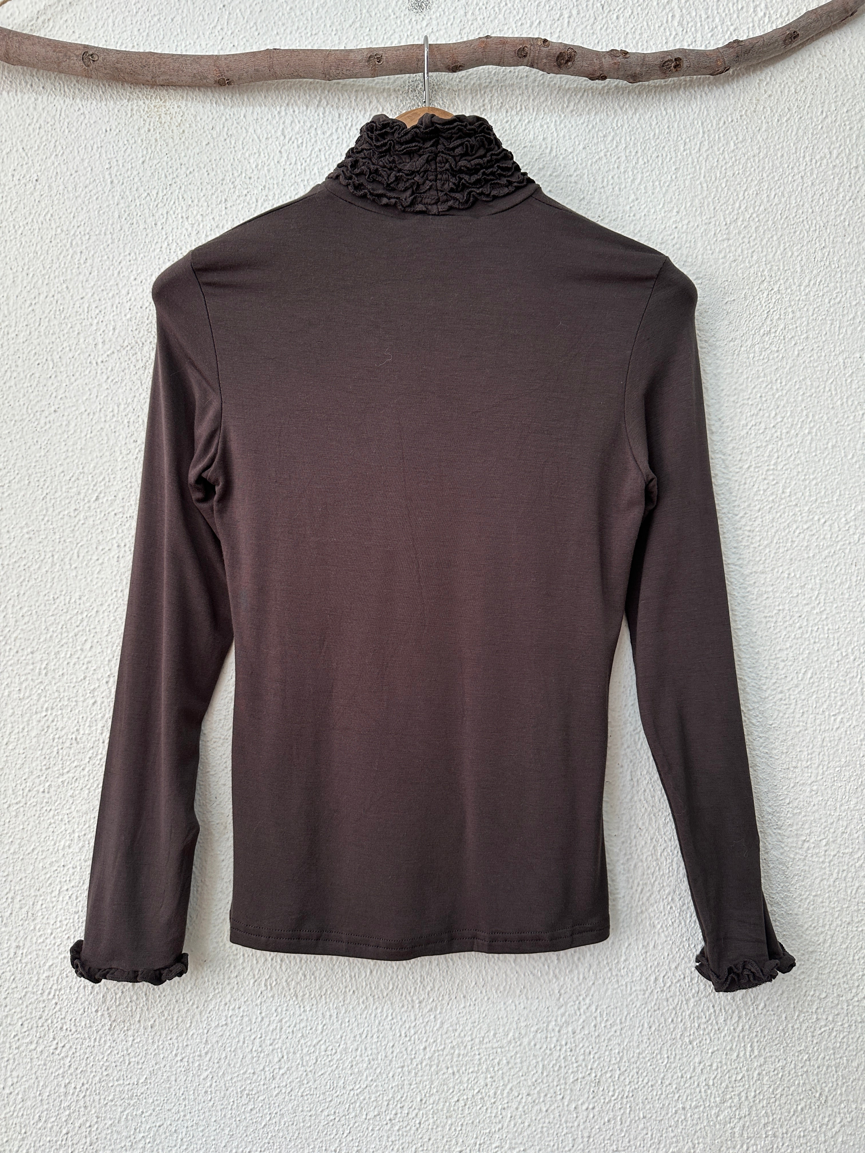 Camisola efeito segunda pele c/ gola TOUCH