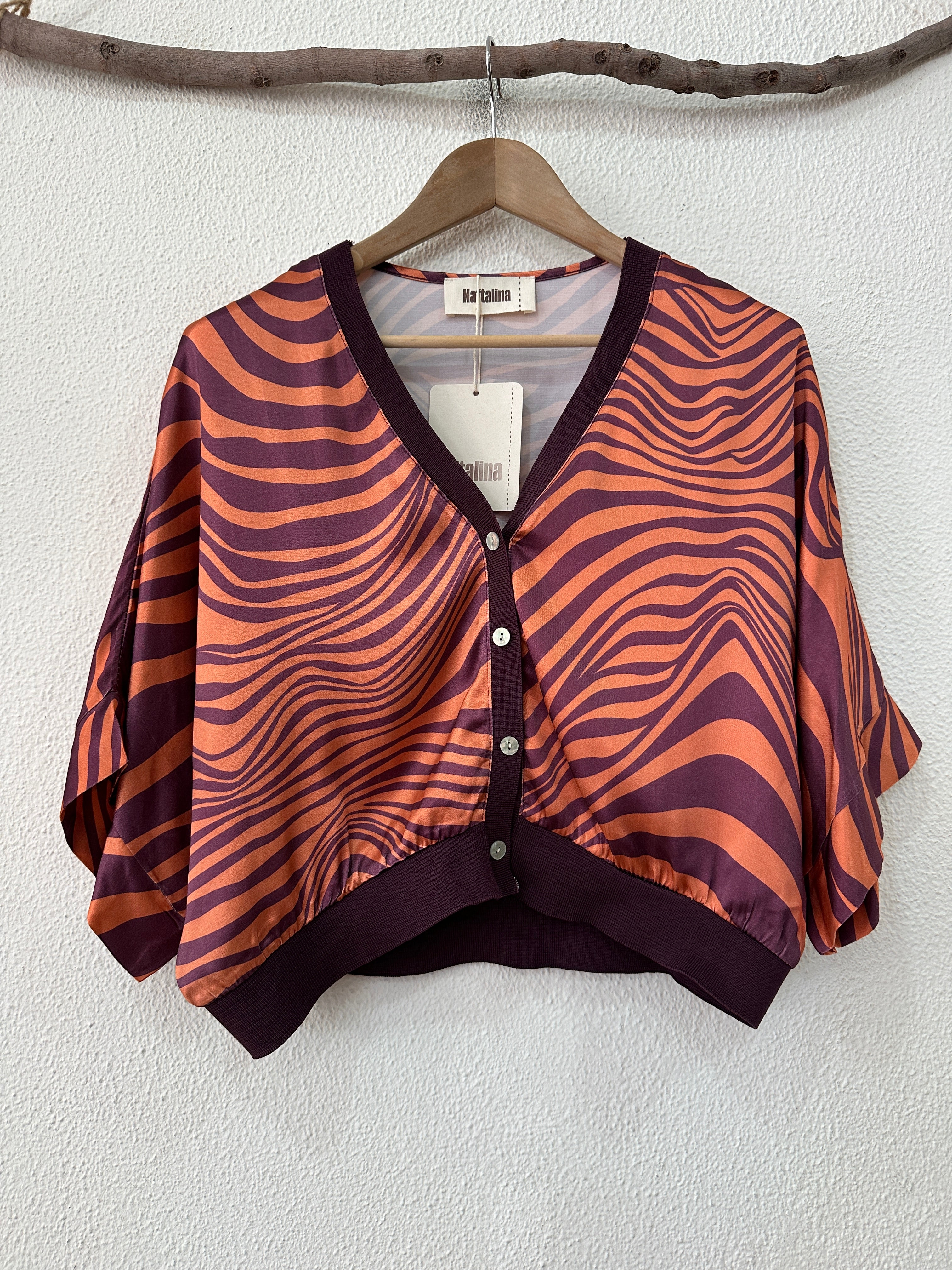 Casaco acetinado MIZUKI