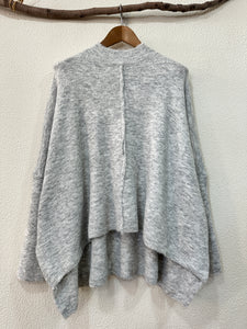 Camisola de malha tipo poncho SKI