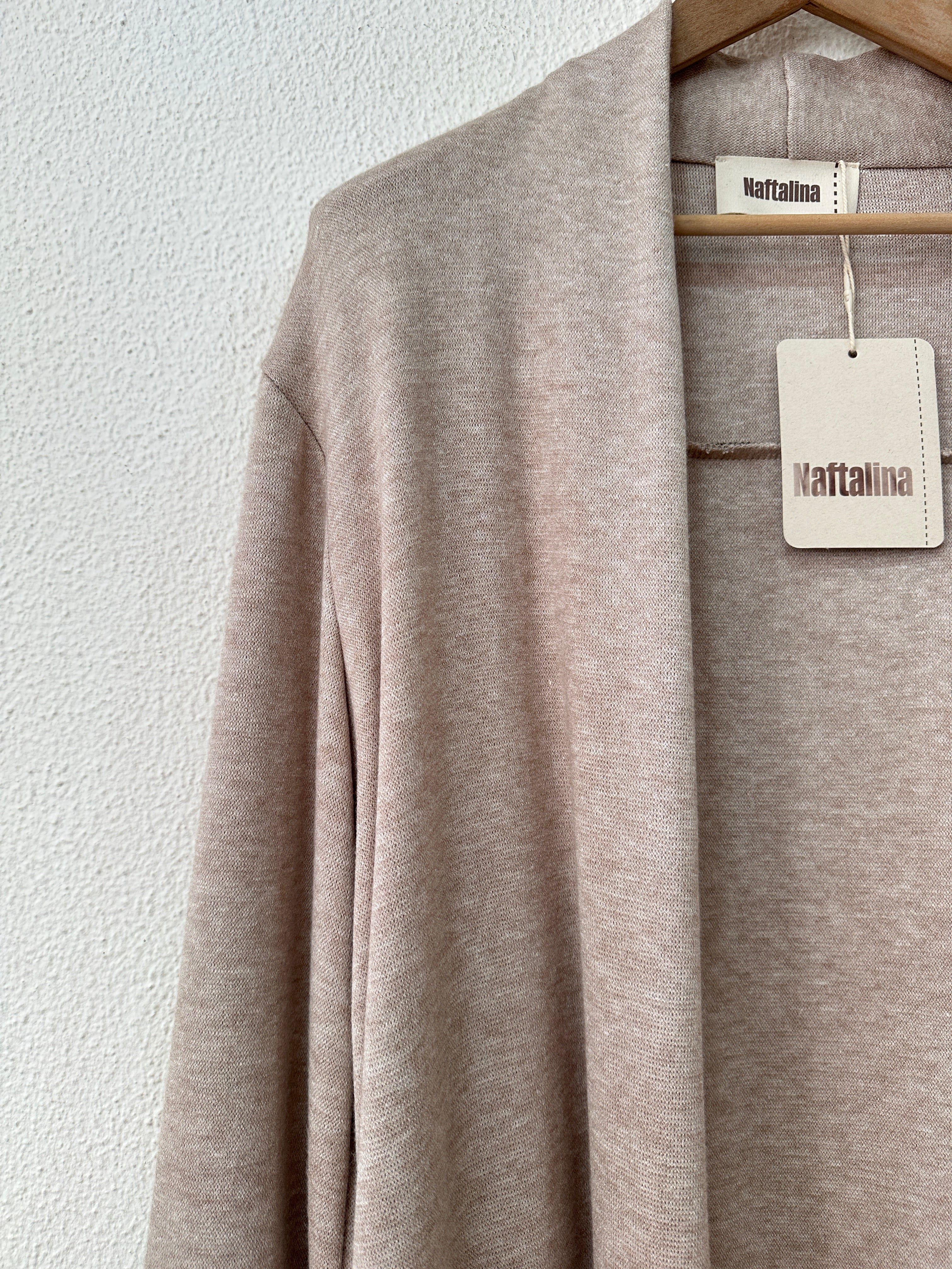 Casaco em malha polar c/franjas GALWAY