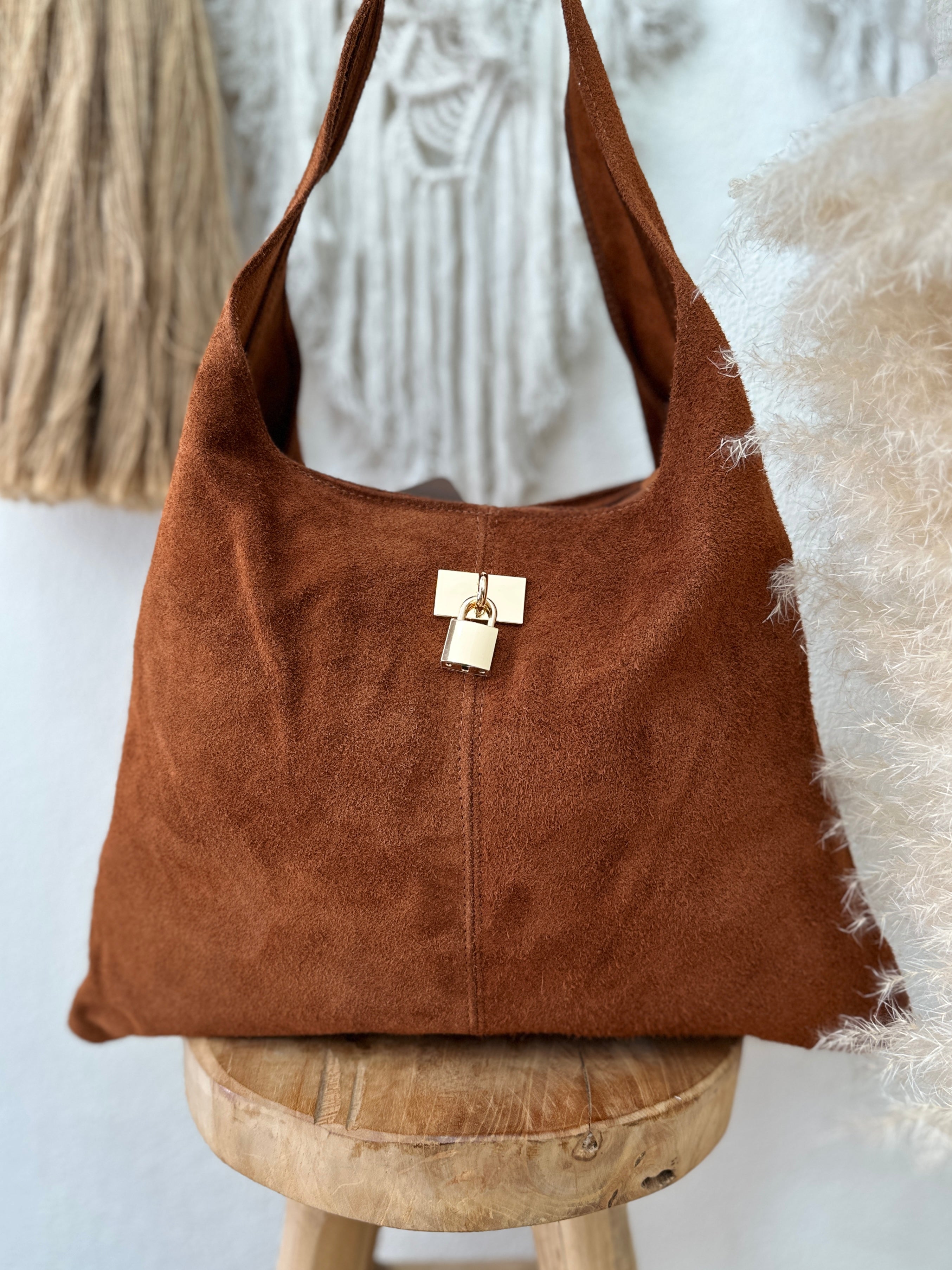 Mala tipo shopper em pele CAMILLE