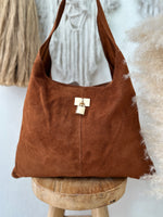 Carregar imagem no visualizador da galeria, Mala tipo shopper em pele CAMILLE
