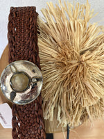 Load image in the gallery viewer,Cinto em pele entrançada ELEONORA
