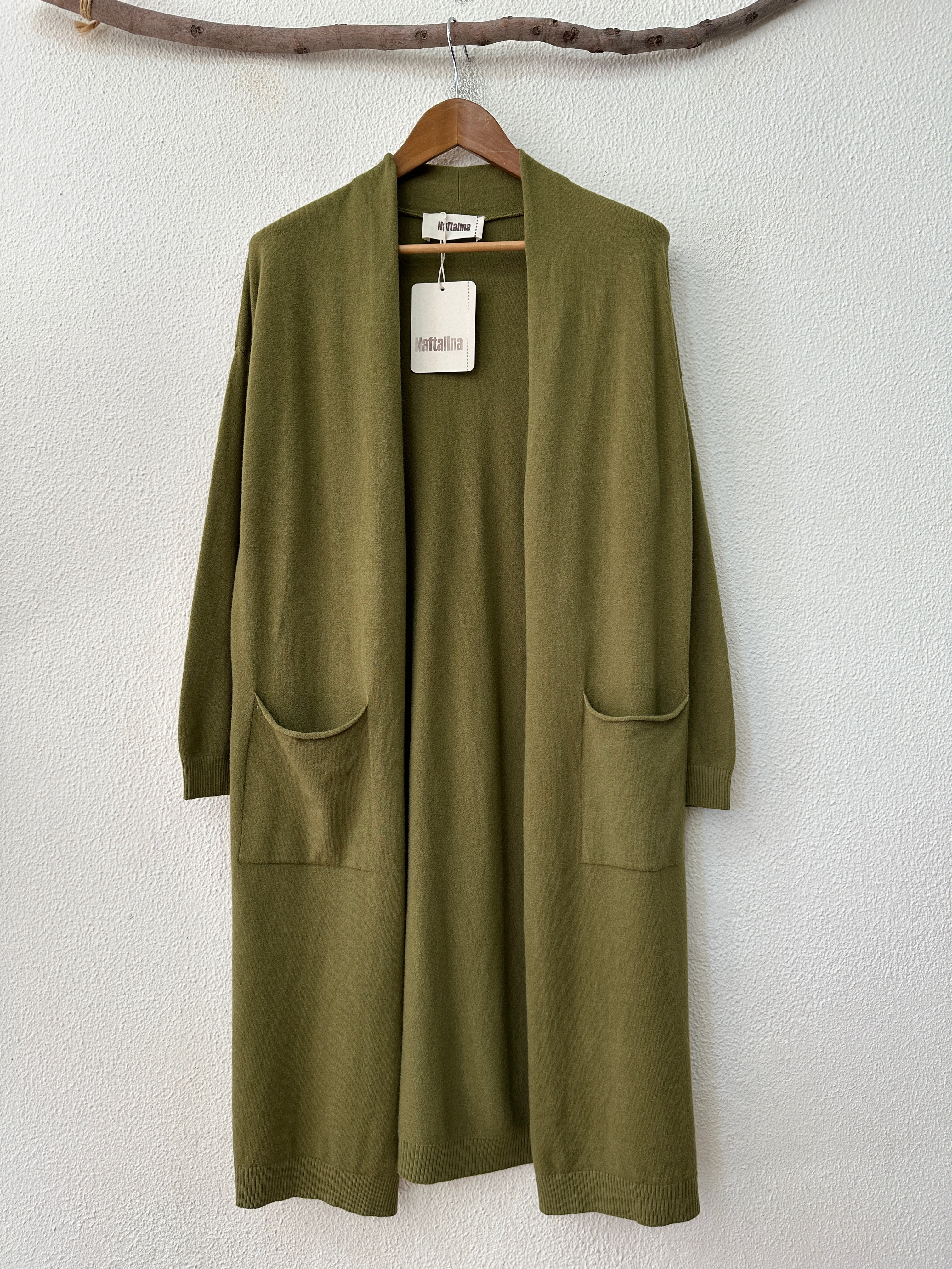 Cardigan de malha c/ bolsos AUTUMN