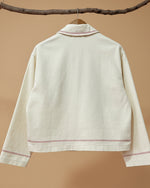 Cargue la imagen en el visor de la galería,Casaco de sarja bordado FEATHER
