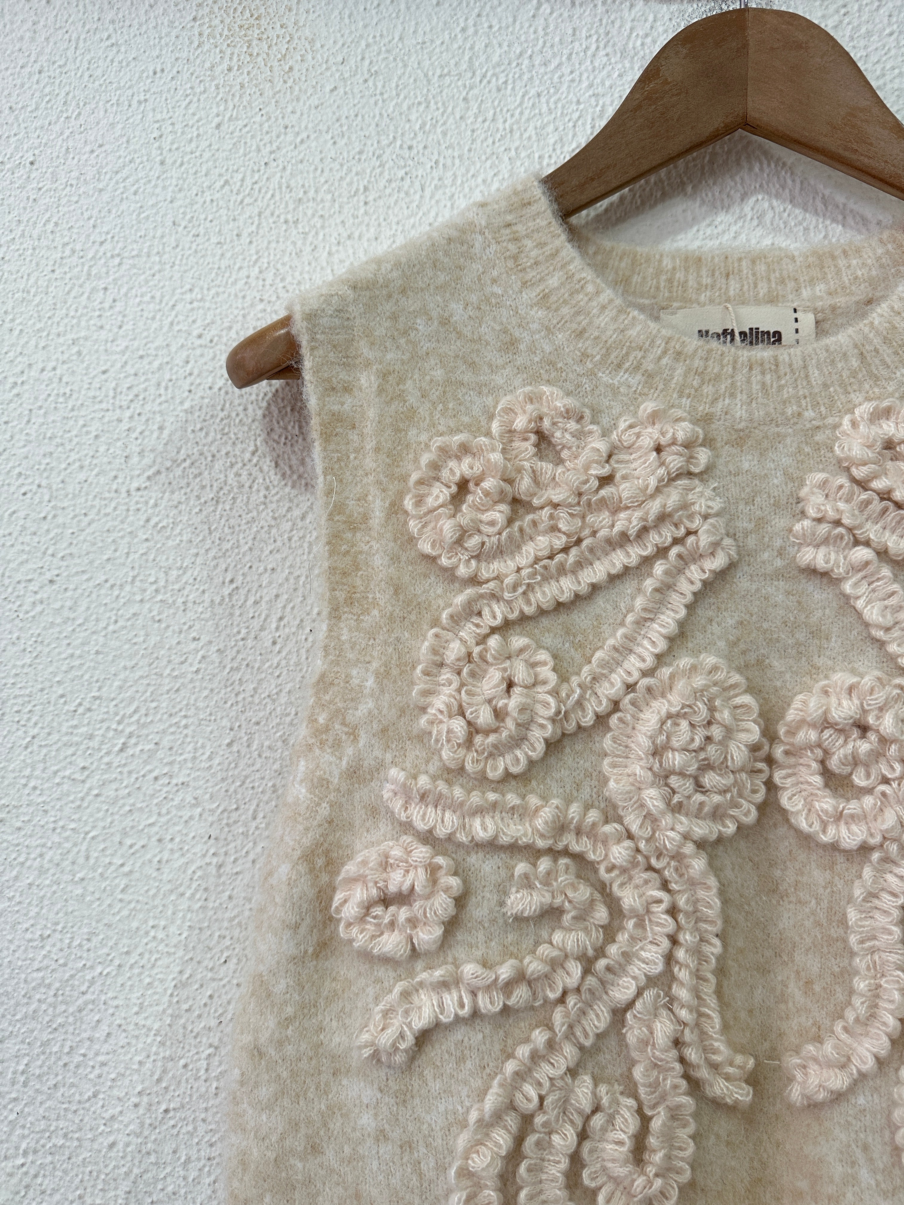 Colete de malha c/ aplicações MALORY