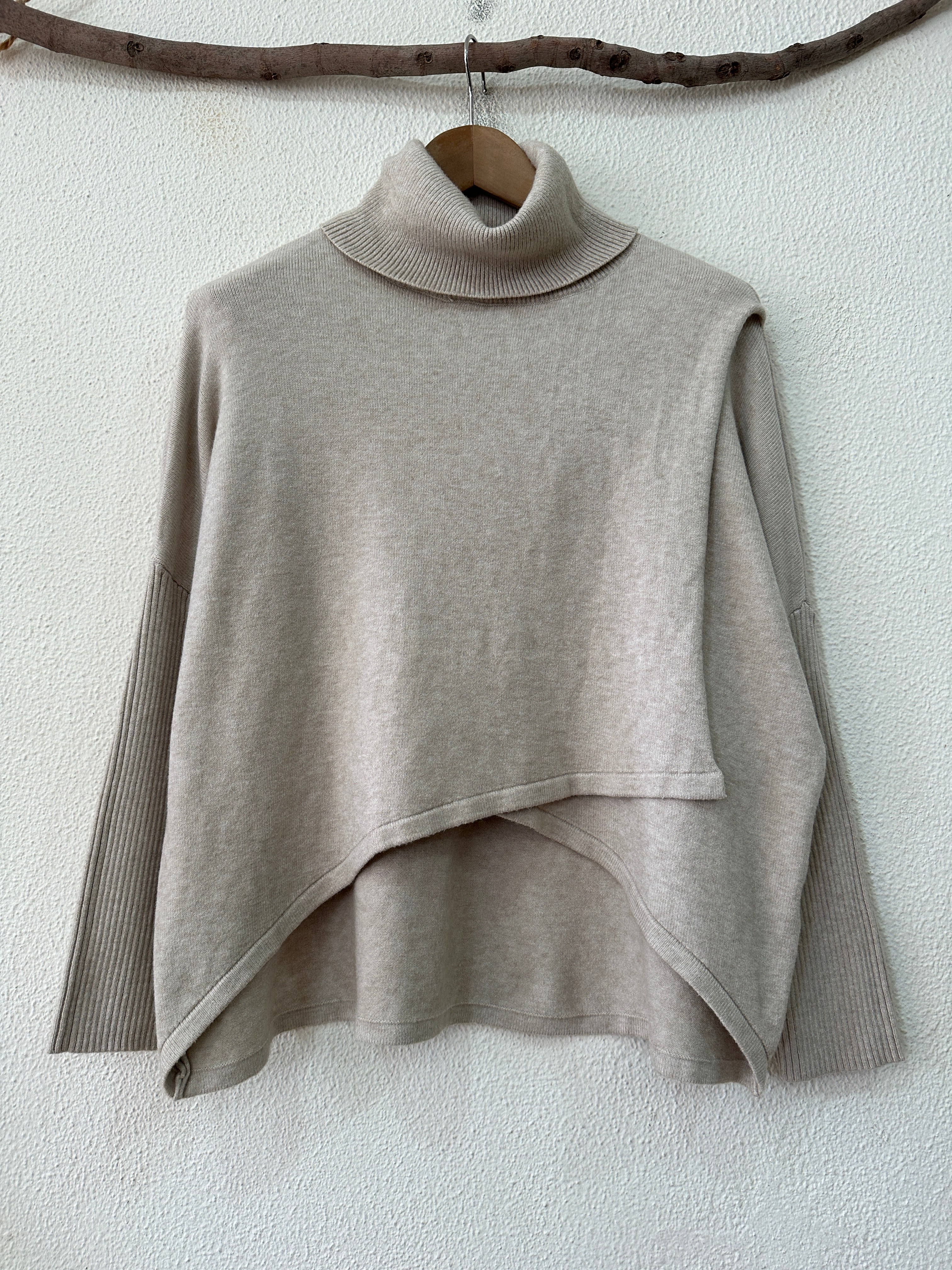 Camisola tipo envelope c/gola MELISSA