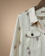 Cargue la imagen en el visor de la galería,Casaco de sarja estilo cargo ZOE
