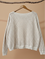 Carregar imagem no visualizador da galeria, Camisola rendada BISCUIT
